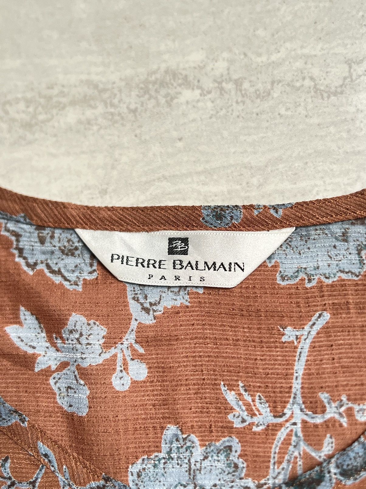 Pierre Balmain Pierre Balmain Paris Flower Motive Shirt Size US M / EU 48-50 / 2 - 6 Thumbnail