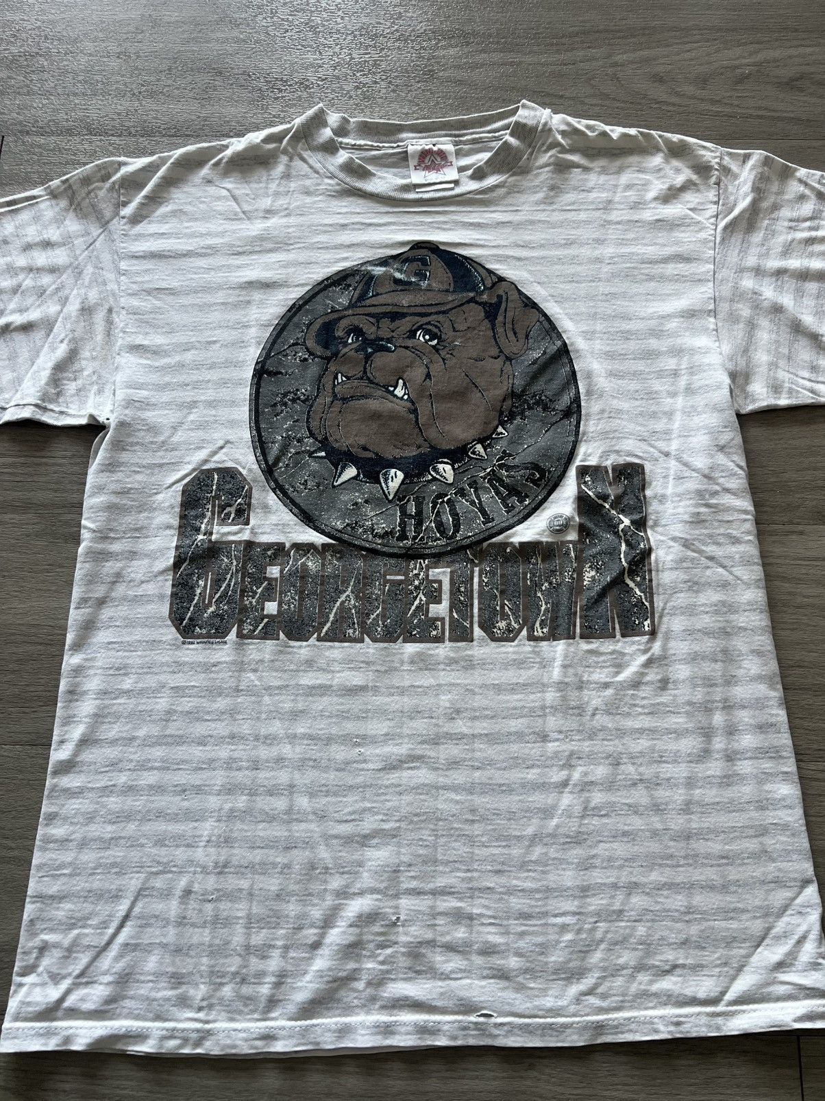 Vintage 92 Georgetown Hoyas T shirt Size US XL / EU 56 / 4 - 2 Thumbnail