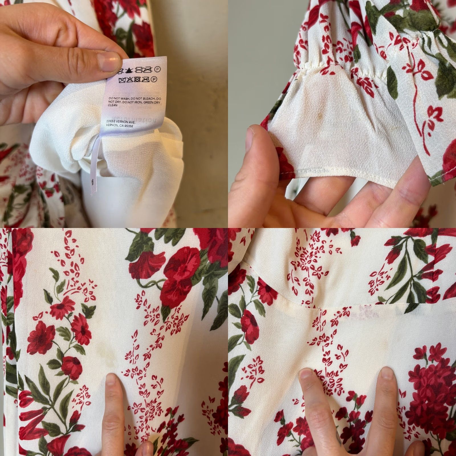 Reformation Reformation Maxi Dress Women's 18 Summer Boho Floral Print Lace Size XXL / US 16-18 / IT 52-54 - 8 Thumbnail