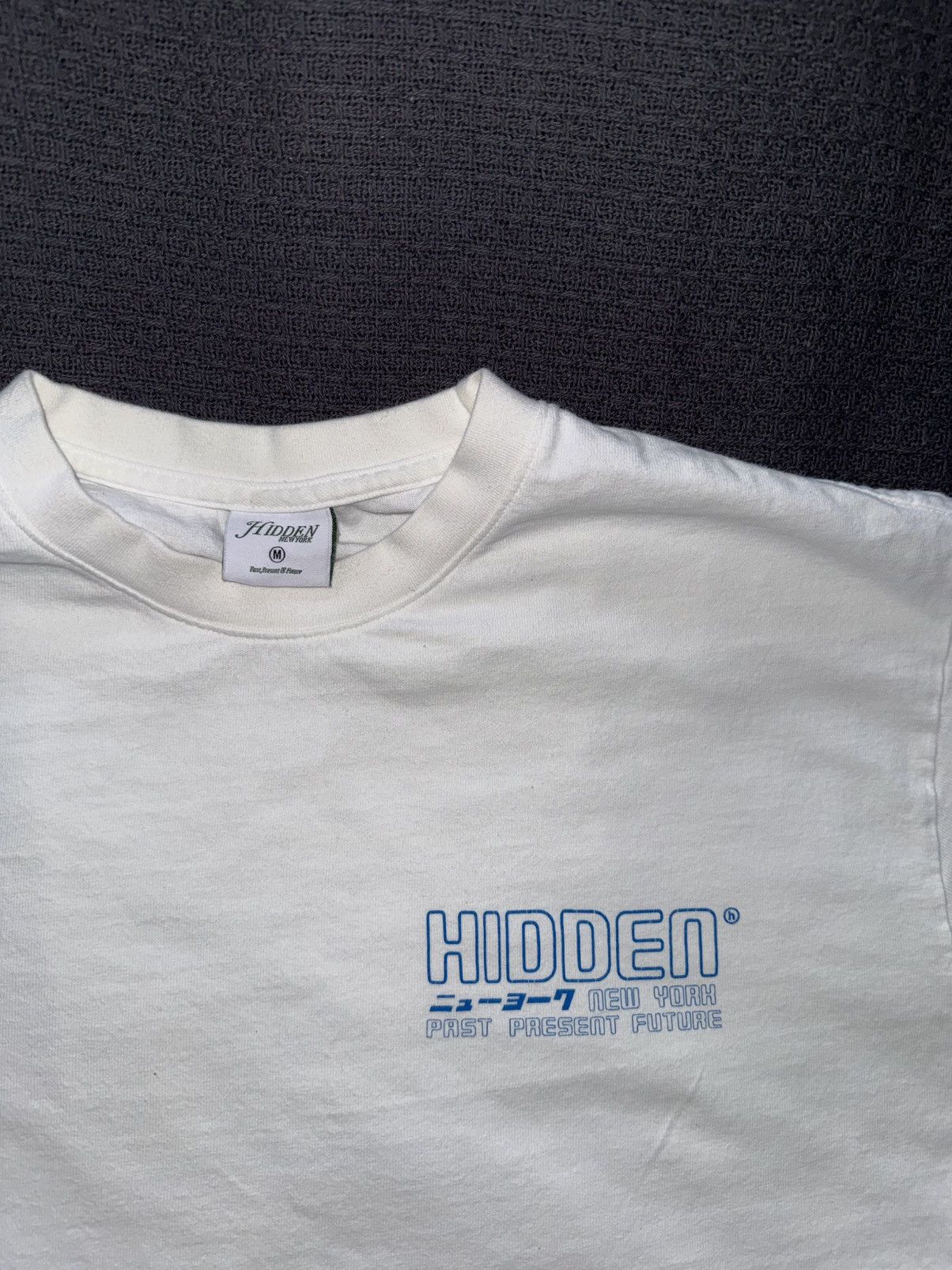 HIDDEN Hidden NY PPF Deconstructed Tee White Blue Medium Size US M / EU 48-50 / 2 - 5 Thumbnail