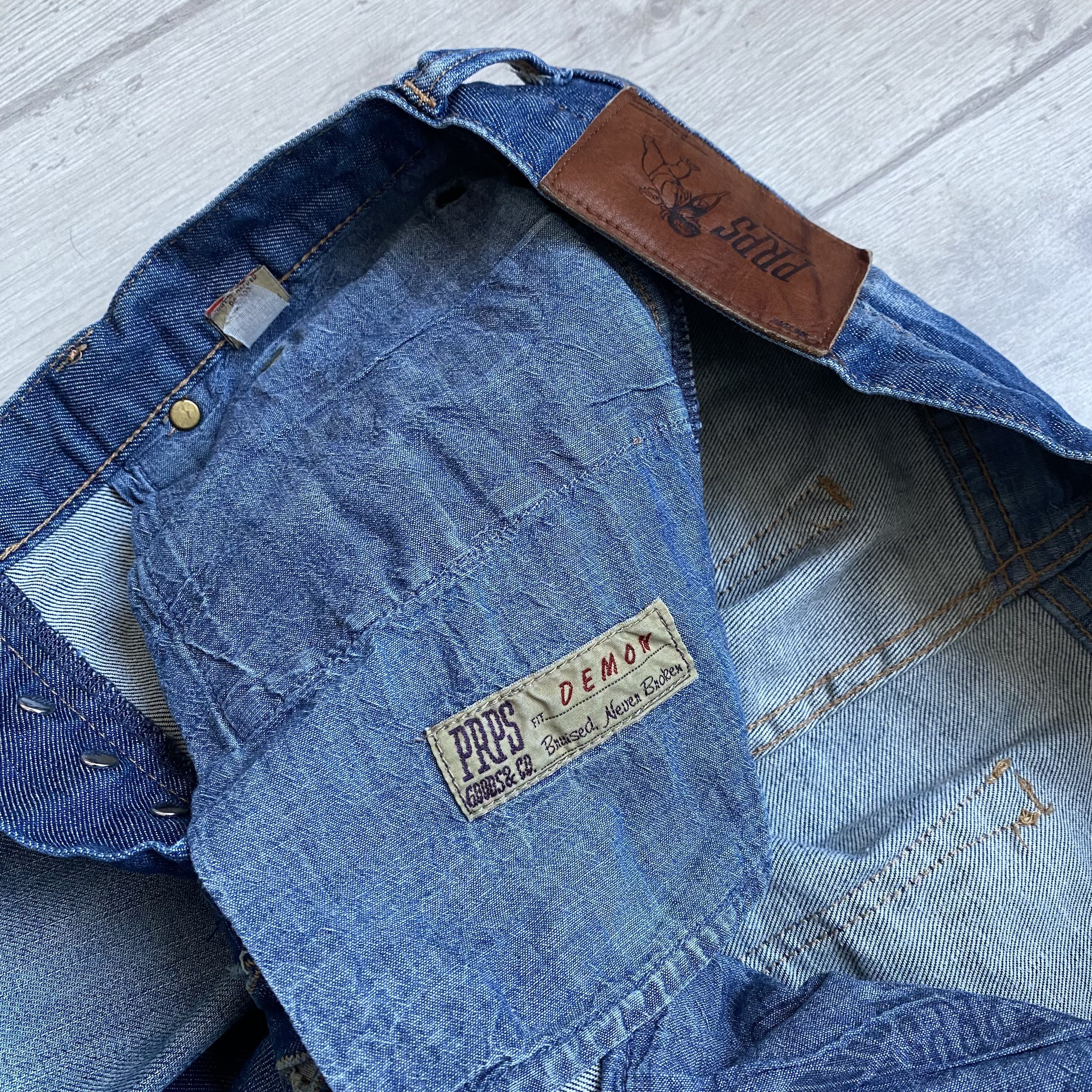 Prps Japanese Prps Denim slim jeans pants trouserers Size US 32 / EU 48 - 8 Thumbnail