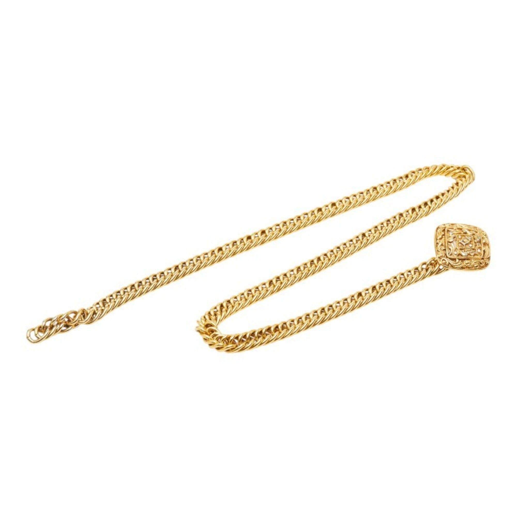 Chanel Chanel Coco Mark Chain Belt, Gold Plated, Women's CHANEL Size ONE SIZE - 1 Thumbnail