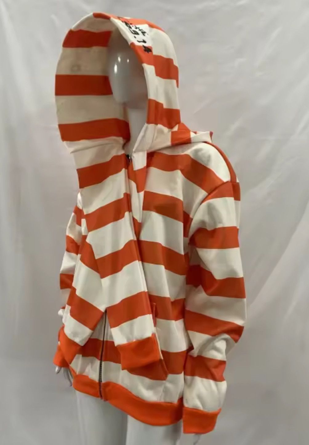 Other High Street Punk Color Block Scarf Niche Orange Hoodie Size US L / EU 52-54 / 3 - 3 Thumbnail