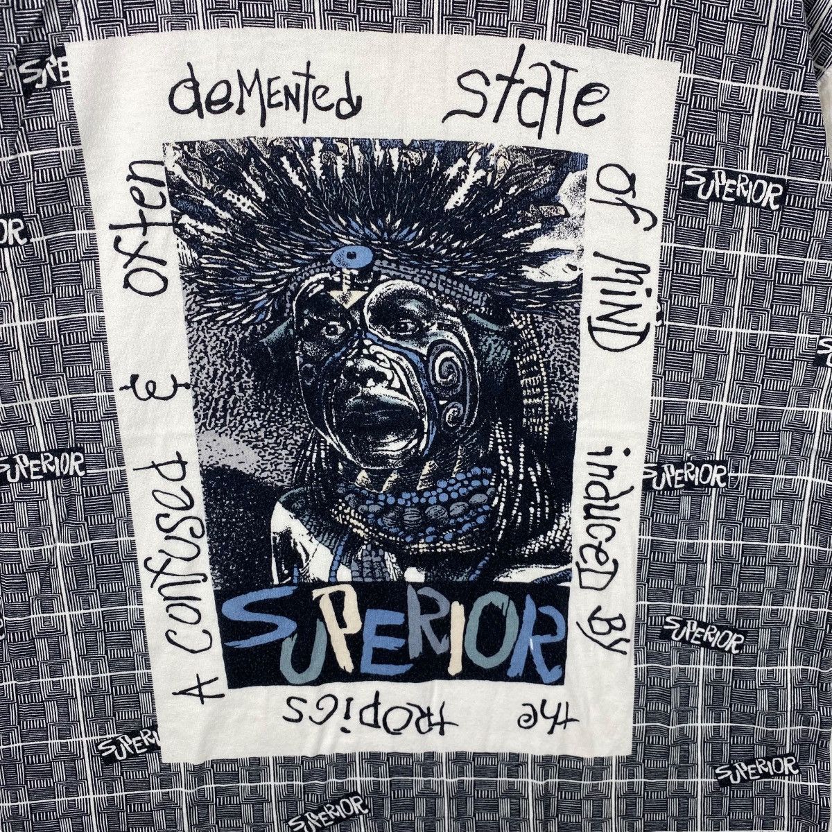 Japanese Brand Vintage Japanese Brand SUPERIOR Fullprinted Graphic Tee Size US M / EU 48-50 / 2 - 2 Thumbnail