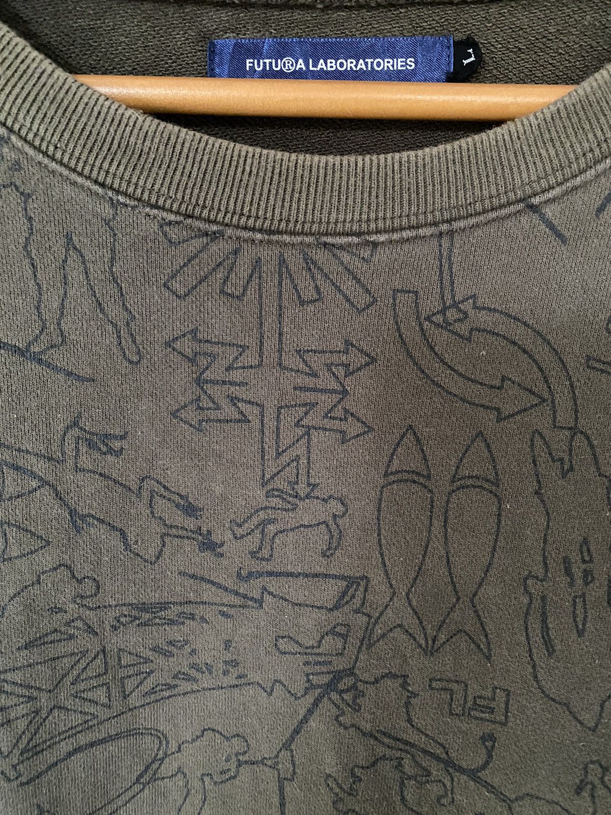 Futura OG 2000s Futura Pencil Grafiti all logo sweatshirts Size US XL / EU 56 / 4 - 7 Thumbnail