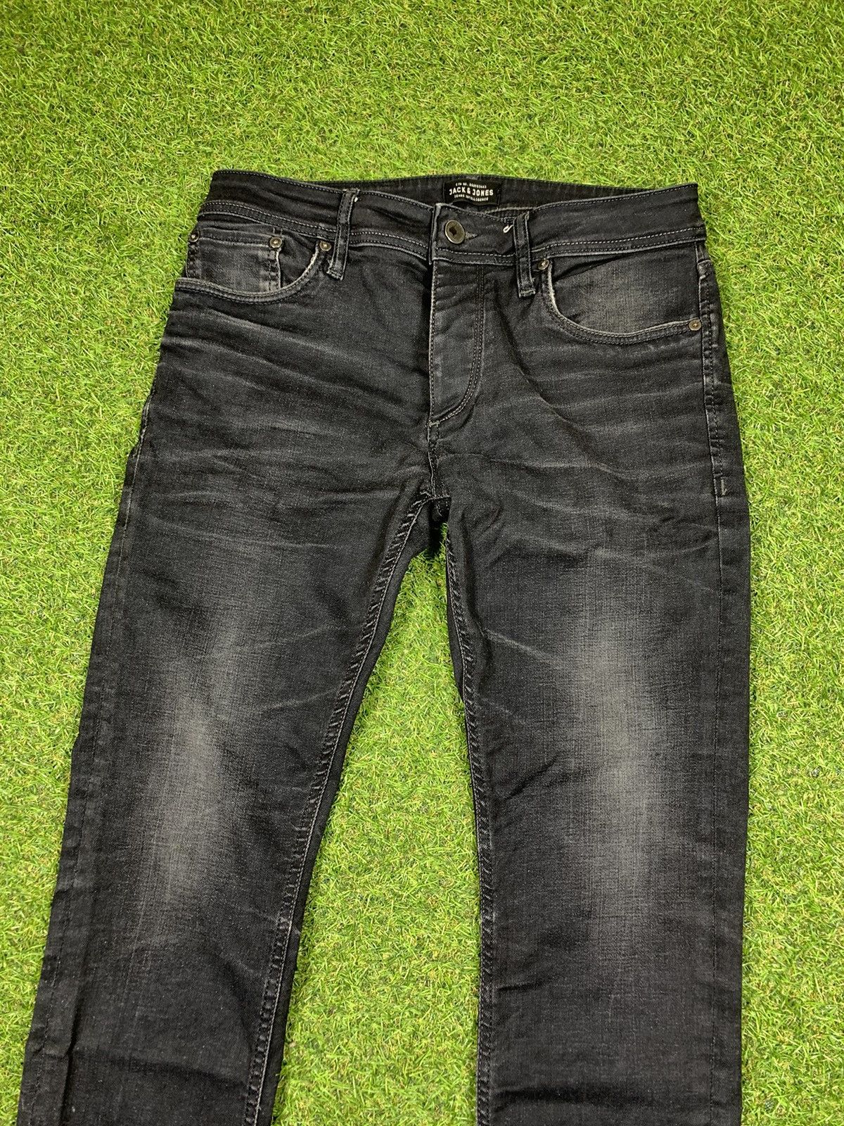Japanese Brand Vintage Jeans denim faded Japanese style size 31x30 Size US 31 - 2 Thumbnail