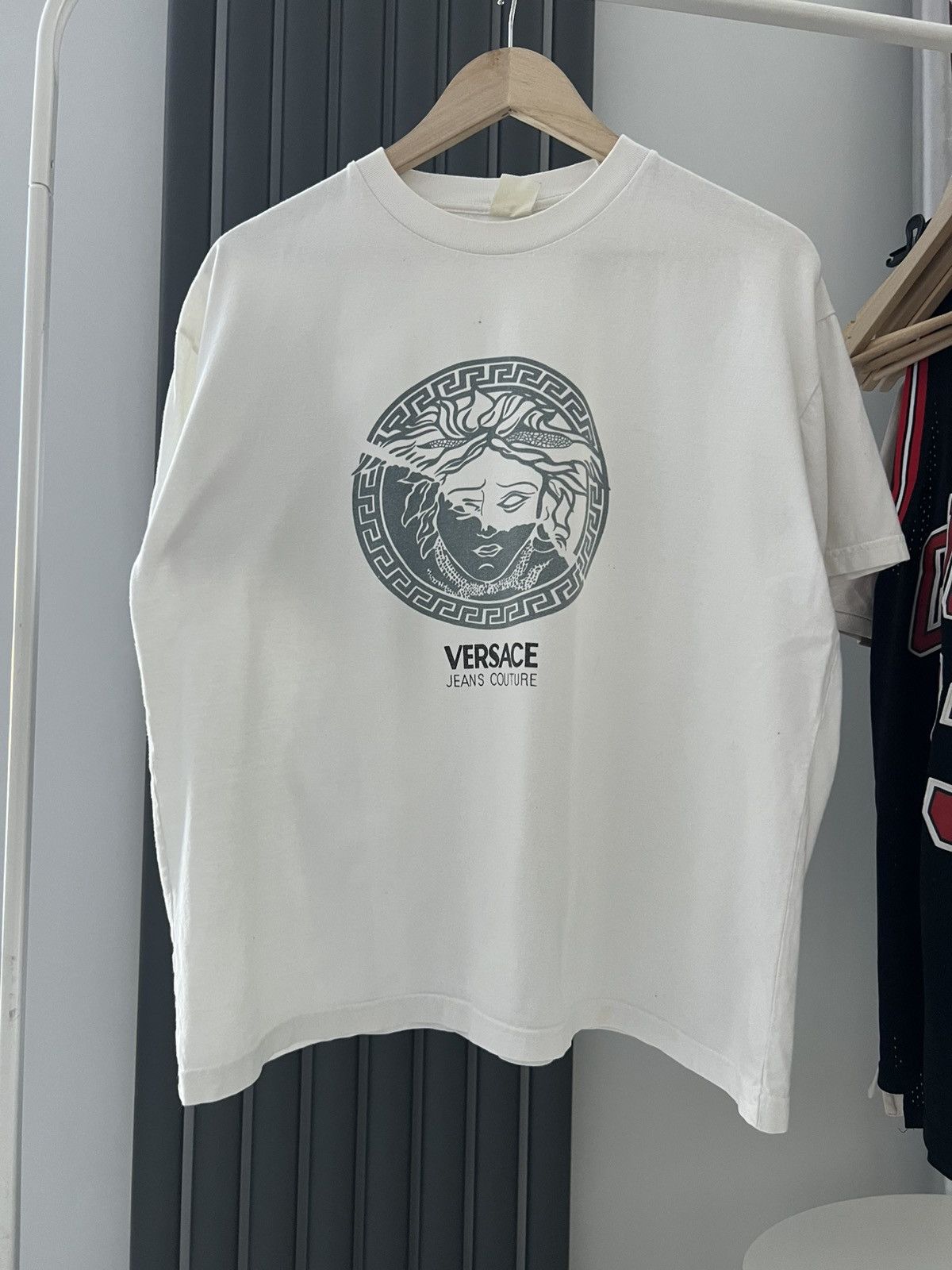 Versace Versace Jeans Couture T-shirt Logo Tee White Vintage Size US M / EU 48-50 / 2 - 17 Thumbnail