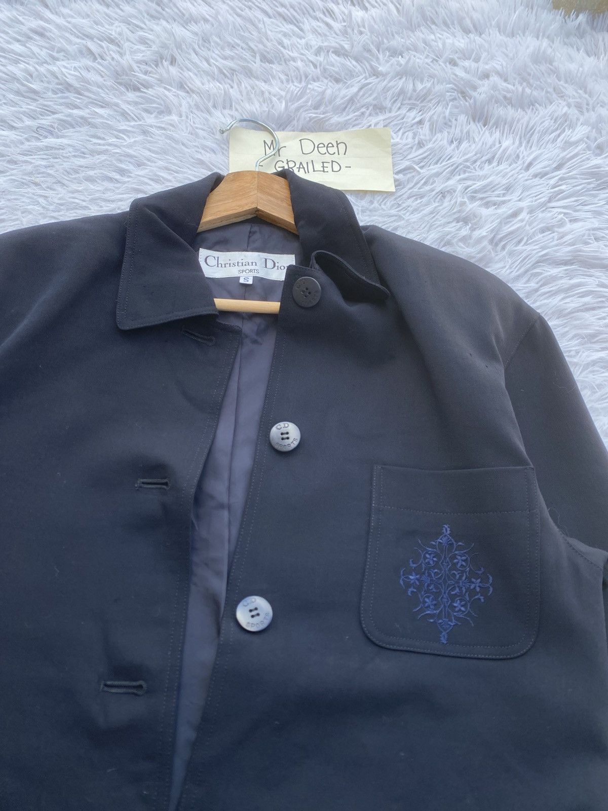 Christian Dior Monsieur Rare Vintage Christian Dior 3/4 Sleeve Blazer/ Jacket Size 36S - 15 Thumbnail
