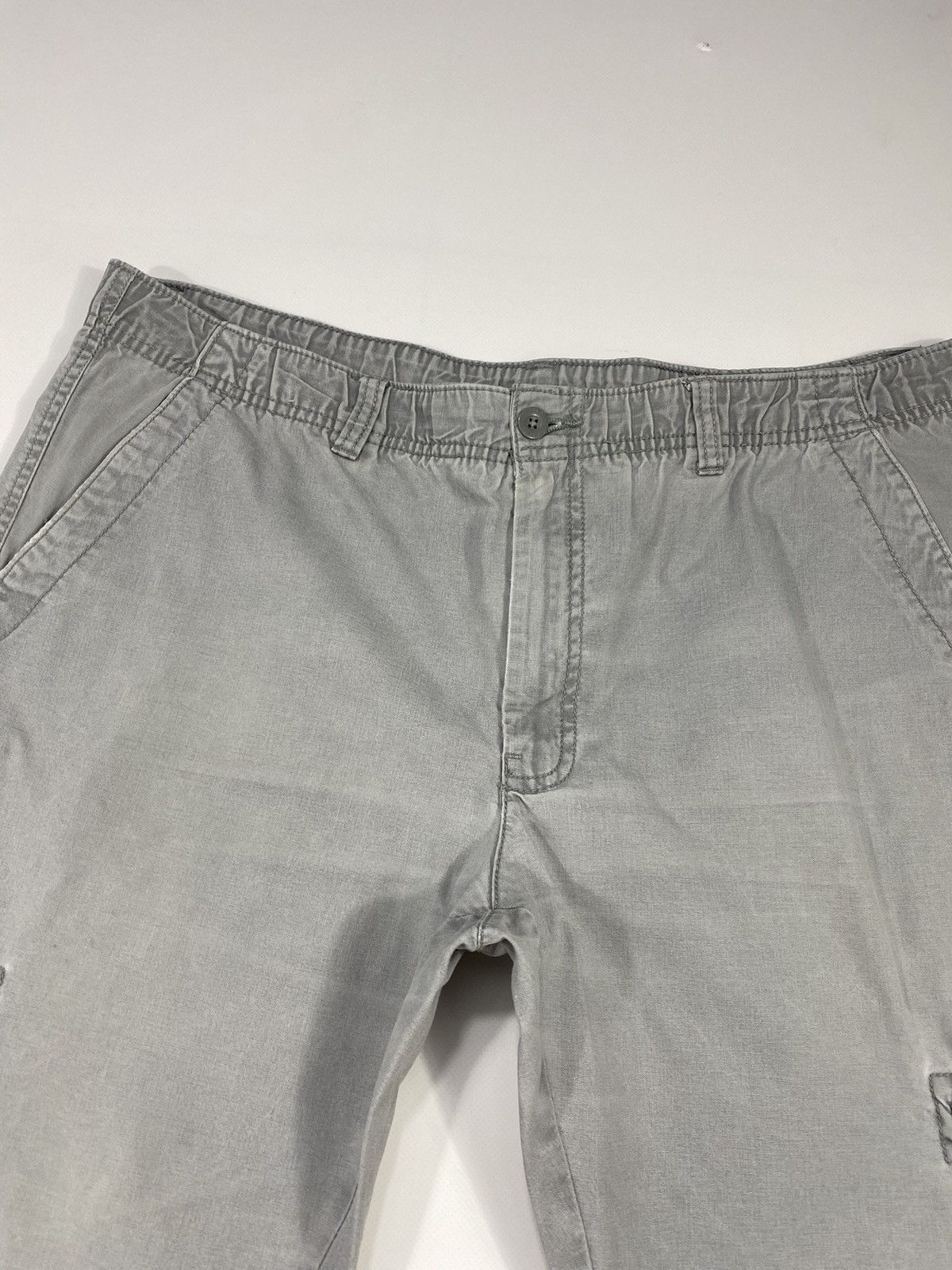 Vintage Vintage 90s Cargo Stonewashed Grey Work Low Rise Pants Size US 38 / EU 54 - 8 Thumbnail