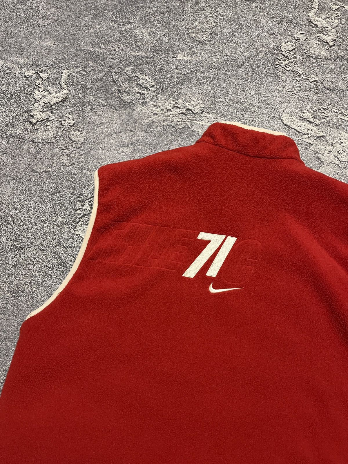 Nike × Vintage Nike Vintage Reversible Vest Red & Gray 90s Size US M / EU 48-50 / 2 - 7 Thumbnail