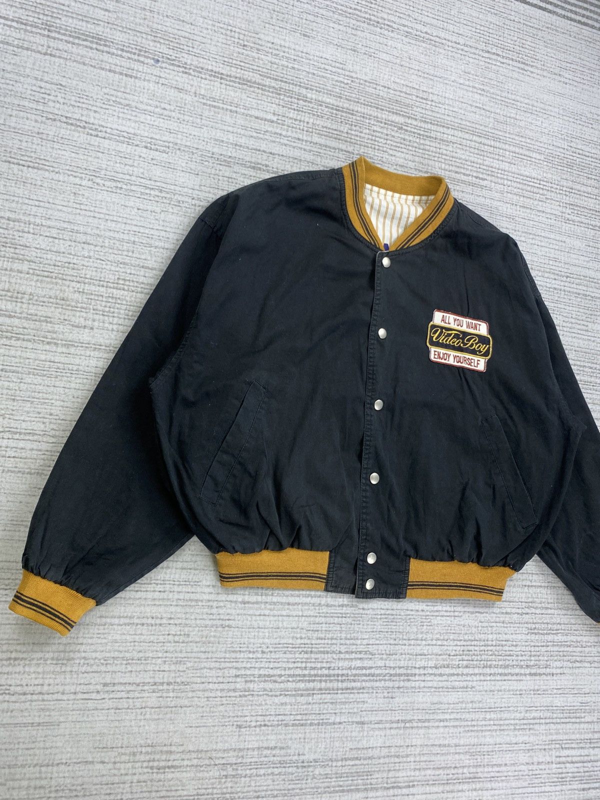 Vintage 🔥Vintage Video Boy Reversible Bomber Jacket Size US M / EU 48-50 / 2 - 8 Thumbnail