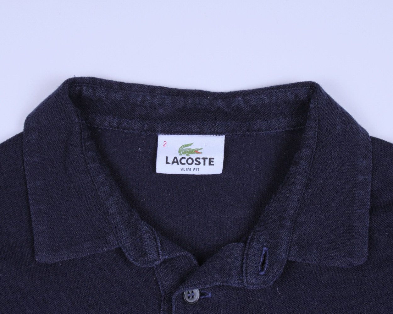 Designer × Lacoste LACOSTE Leather Logo Cotton Silk Wool Blend Polo Shirt Size US S / EU 44-46 / 1 - 10 Thumbnail