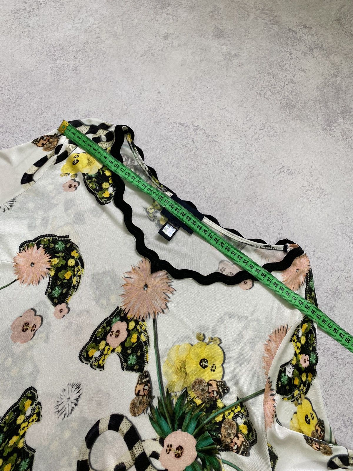 Roberto Cavalli Roberto Cavalli Class Floral Long Sleeve Top Size M-L Size M / US 6-8 / IT 42-44 - 13 Thumbnail