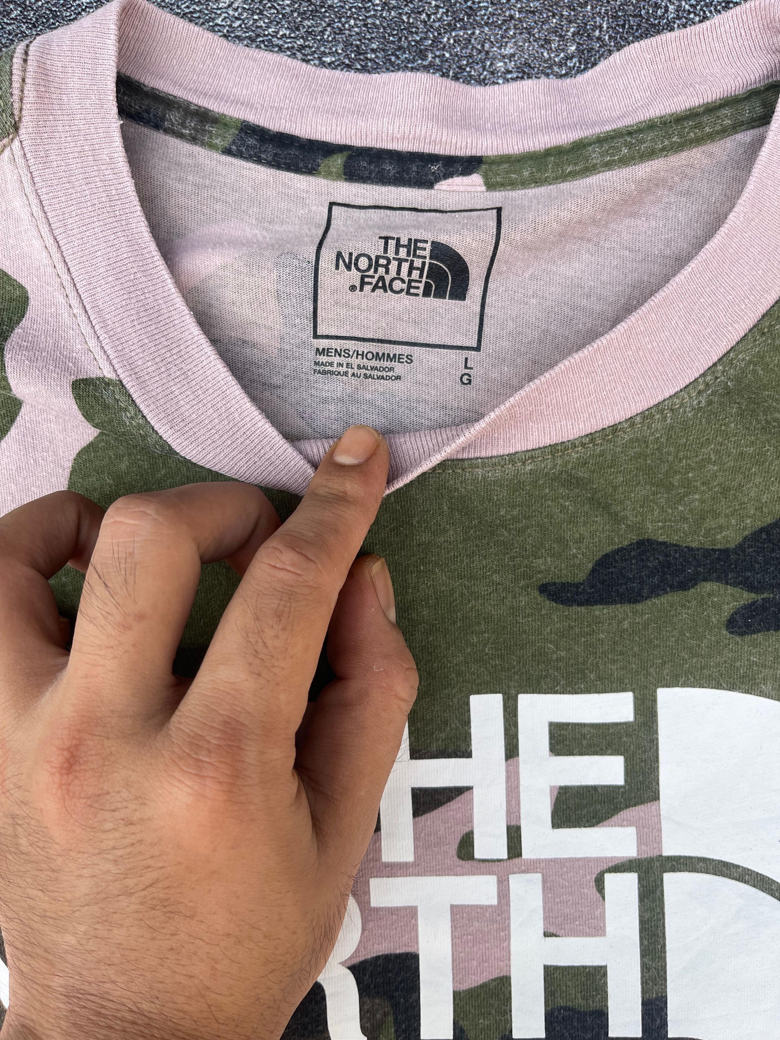 The North Face TNF T-shirt Camo "Never Stop Exploring" Size L Size US L / EU 52-54 / 3 - 2 Thumbnail