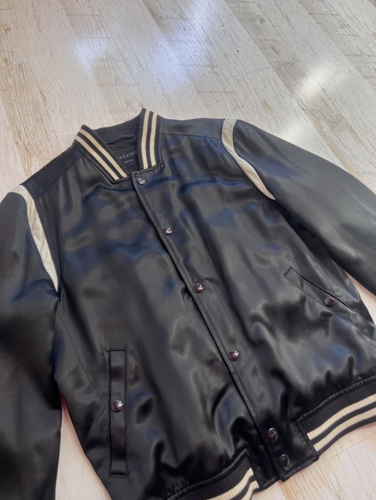 Allsaints AllSaints Matsu Varsity Bomber Jacket – Size S Size US S / EU 44-46 / 1 - 3 Thumbnail