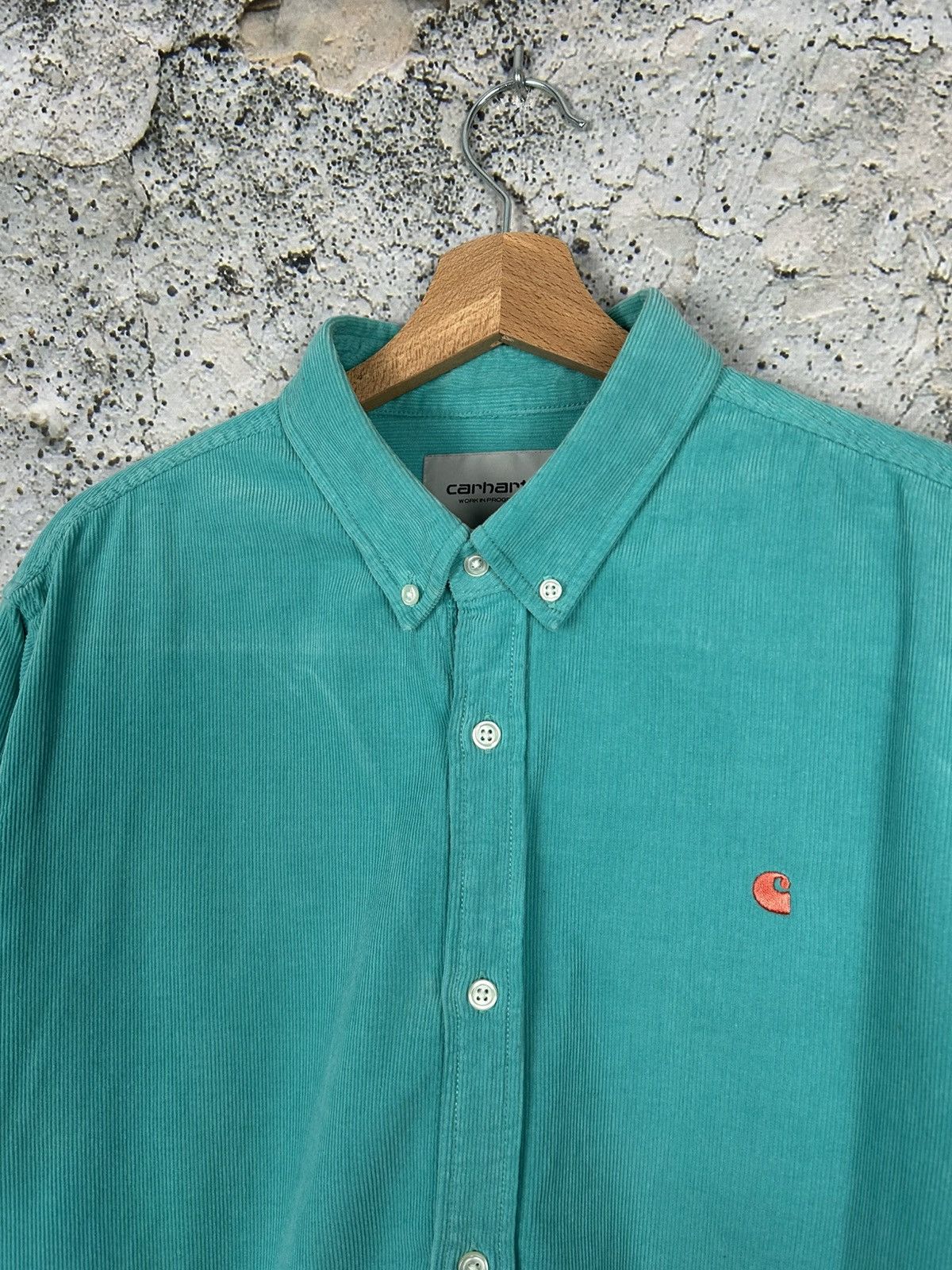 Carhartt Carhartt WIP Madison Cord Shirt Streetwear Vintage Size US L / EU 52-54 / 3 - 3 Thumbnail