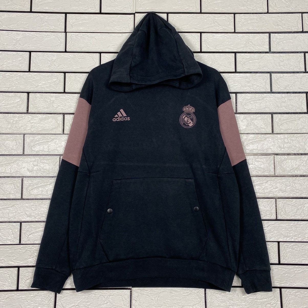 Adidas 📌Vintage Hoodie Adidas Real Madrid Football Club Size US L / EU 52-54 / 3 - 2 Thumbnail