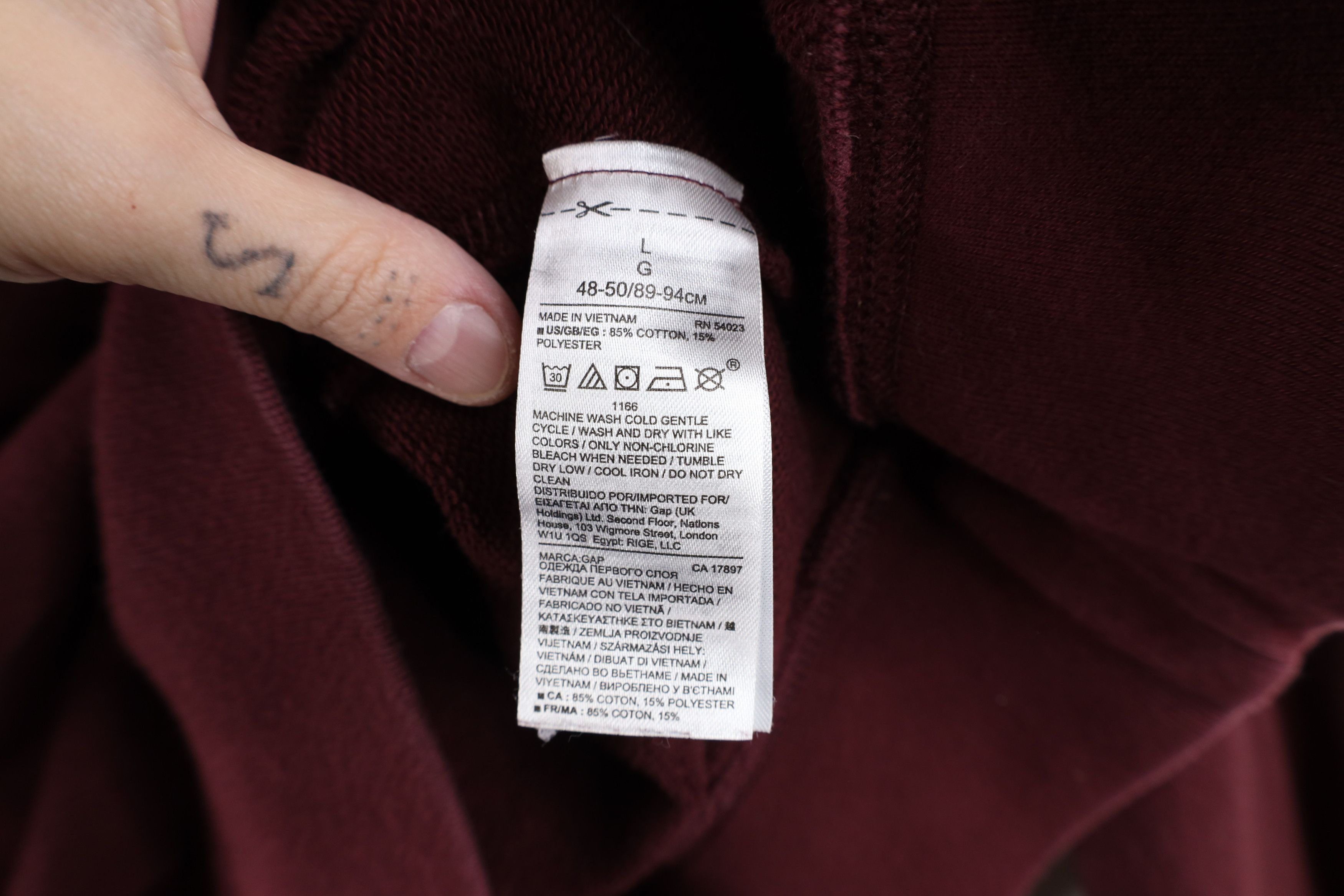 Gap × Vintage Vintage Y2K Gap Blank French Terry Crewneck Sweatshirt Size L / US 10 / IT 46 - 9 Thumbnail