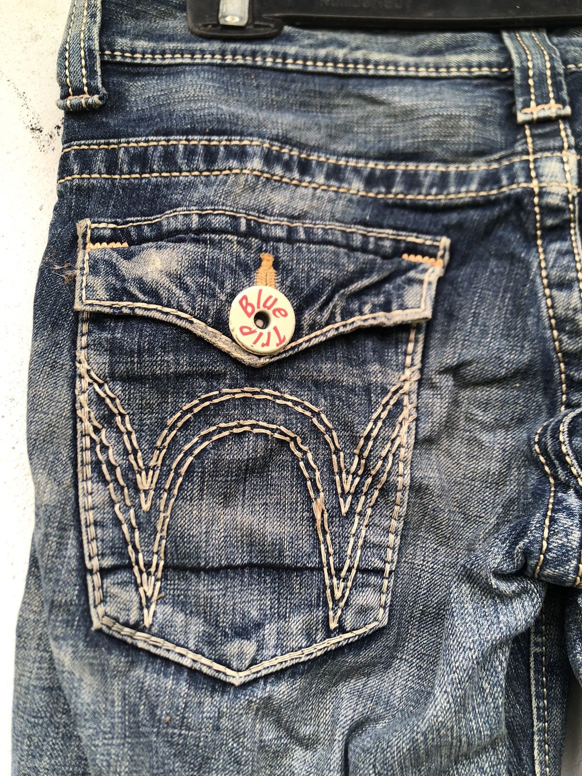 Edwin × Japanese Brand 🔥EDWIN BLUE TRIP BOOTCUT DENIM JEANS Size US 31 - 7 Thumbnail