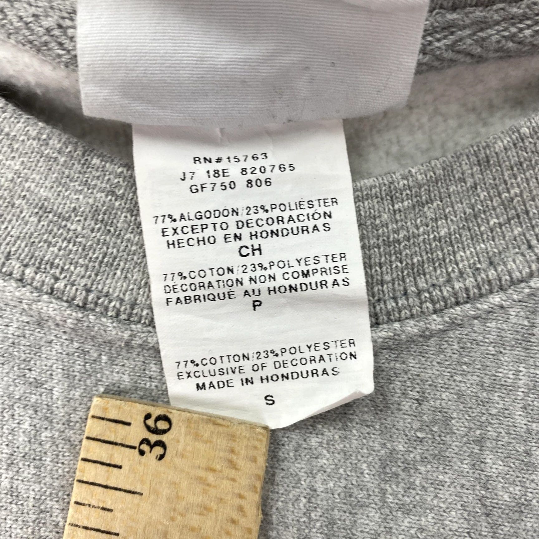 Champion Champion Sweatshirt Reverse Weave Script Logo GF750 Small Gray Mens Size US S / EU 44-46 / 1 - 5 Thumbnail