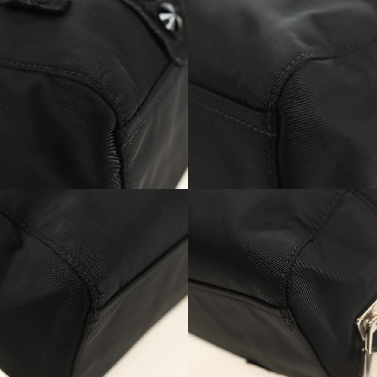 Prada Prada Nylon Handbag Black Size ONE SIZE - 5 Thumbnail