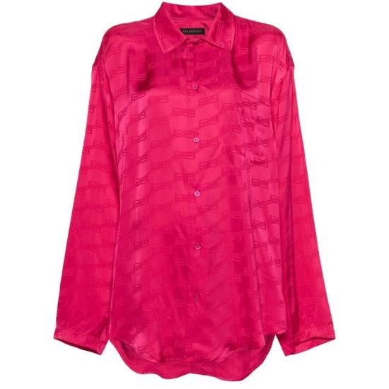 Balenciaga BALENCIAGA Women Shirts 681631 TMO68 5510 PINK Size XS / US 0-2 / IT 36-38 - 1 Thumbnail