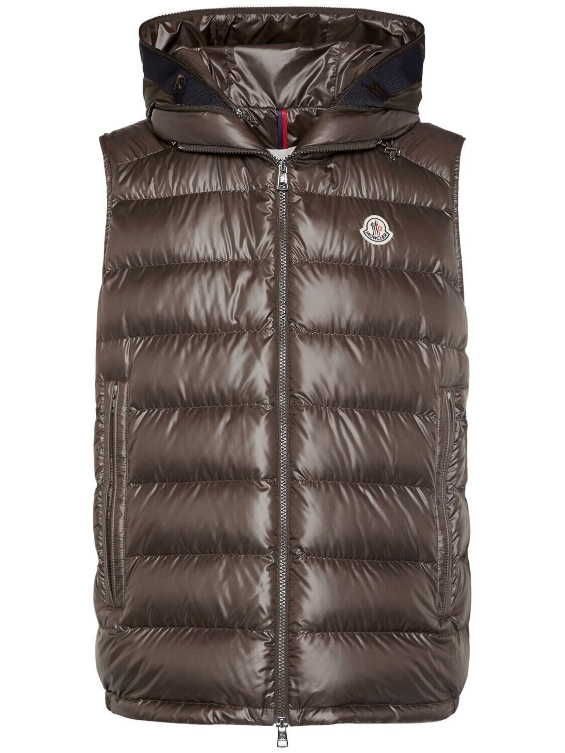 Moncler MONCLER Barant Men's Brown Down Vest New size 3 Size US L / EU 52-54 / 3 - 1 Thumbnail