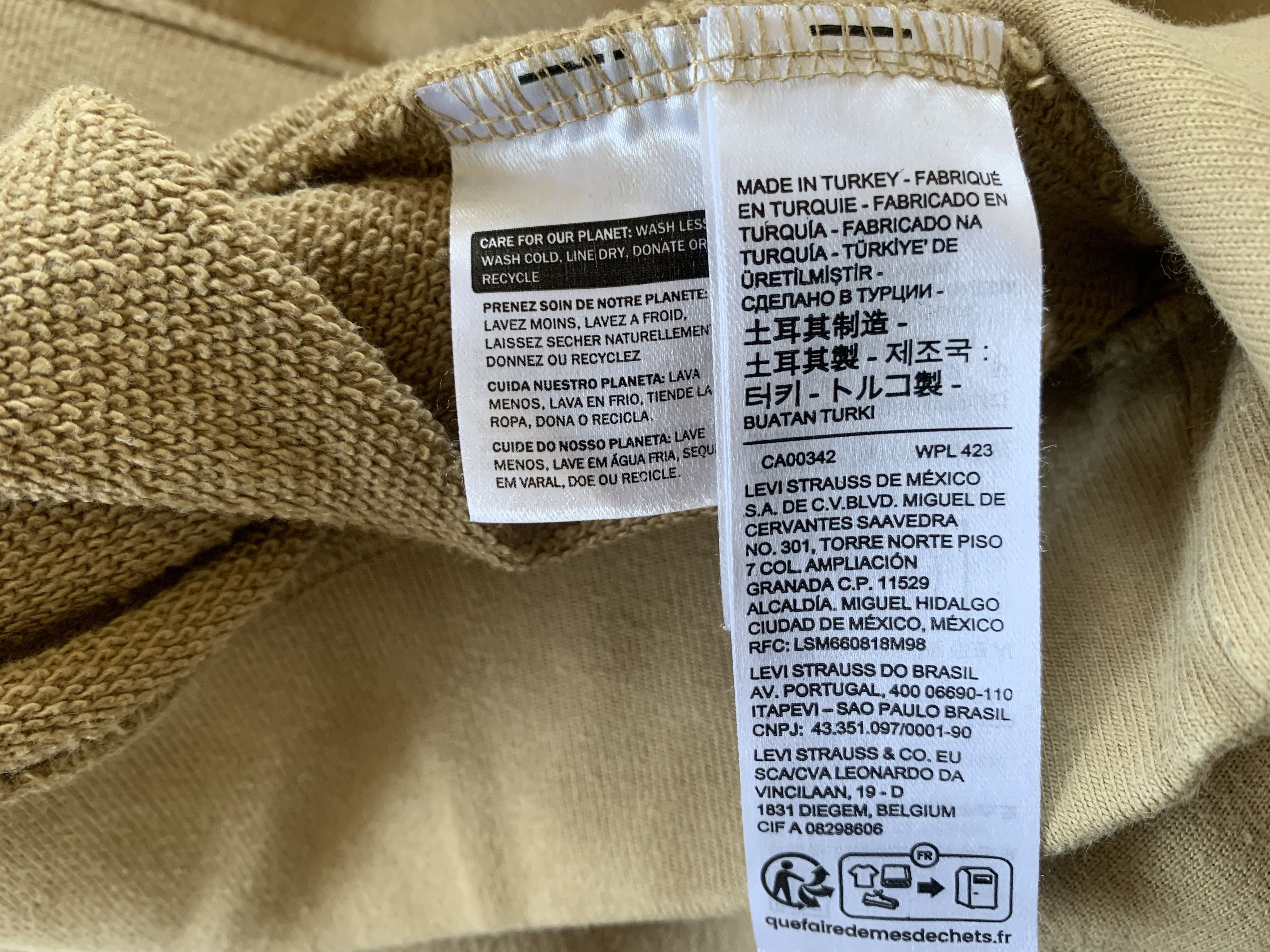 Levi's Levi's Gold Tab Crewneck Beige Sweatshirt Size US M / EU 48-50 / 2 - 7 Thumbnail