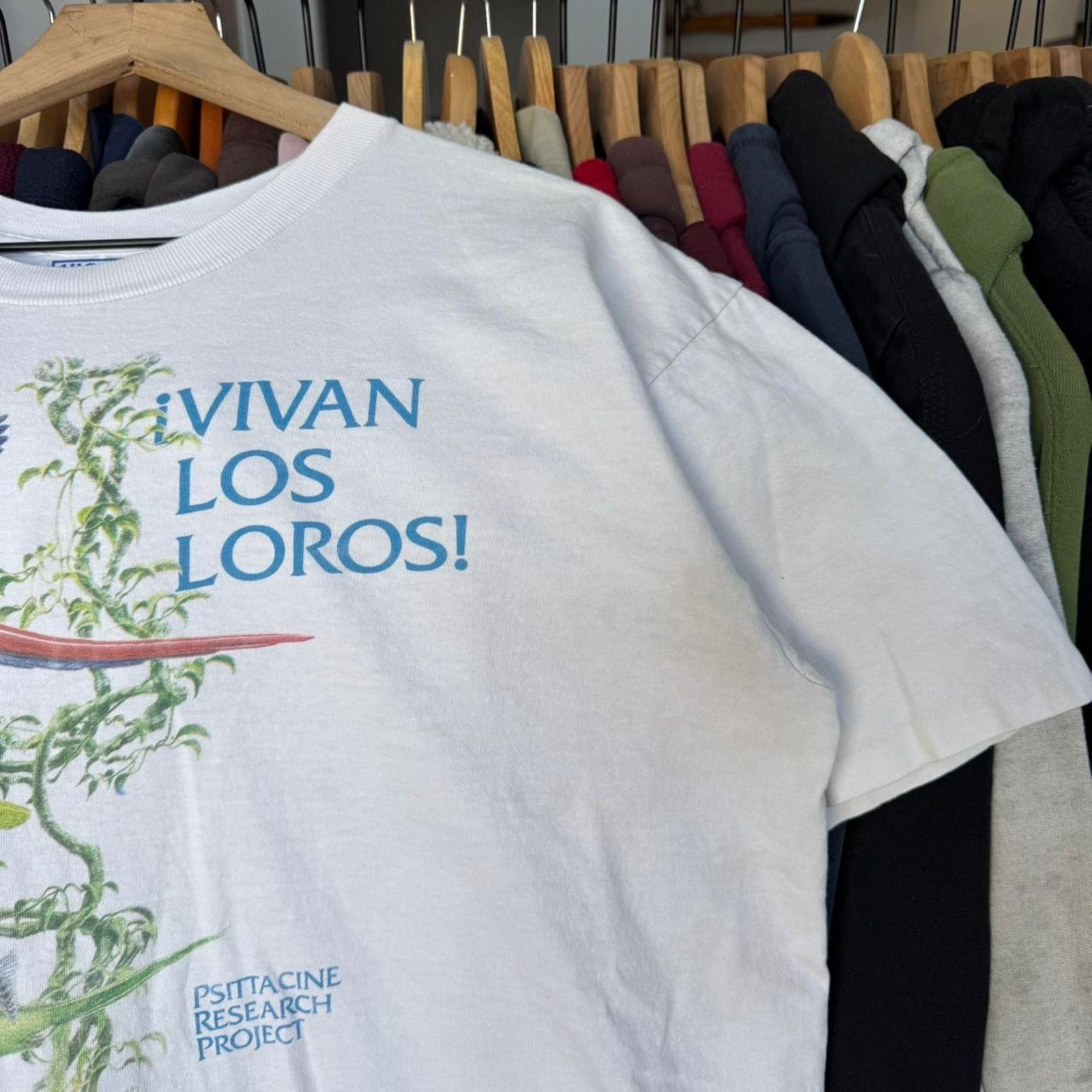 Other Vintage 90s Psittacine Research Project Nature T-Shirt Size US XL / EU 56 / 4 - 3 Thumbnail