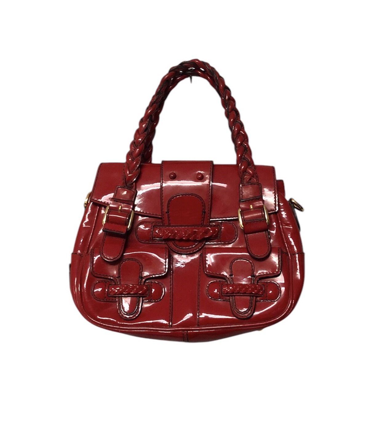 Valentino Valentino Garavani Burgandy Leather Handbag Size ONE SIZE - 1 Thumbnail