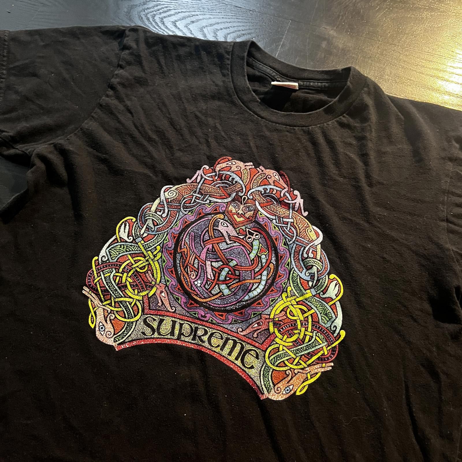 Supreme Supreme Celtic Knot Black Tee Shirt Size US M / EU 48-50 / 2 - 2 Thumbnail