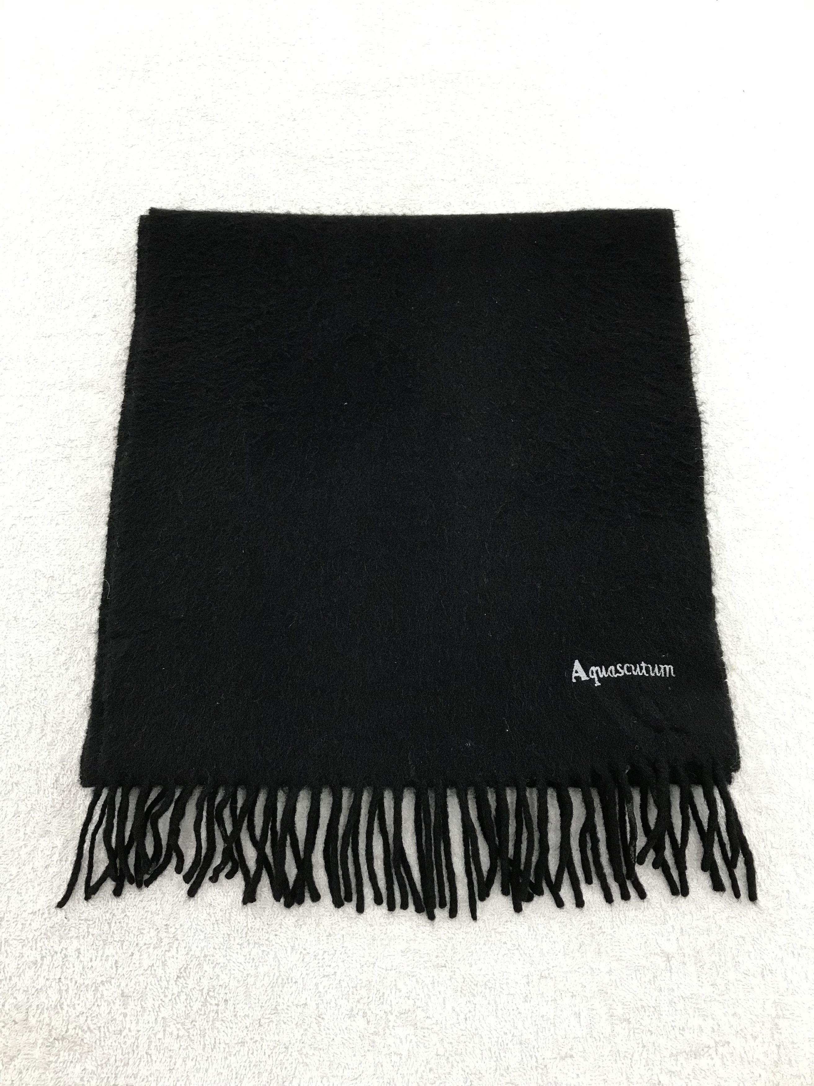 Aquascutum × Vintage Aquascutum Scarf / Muffler / Neckwear - WW1182 Size ONE SIZE - 2 Thumbnail