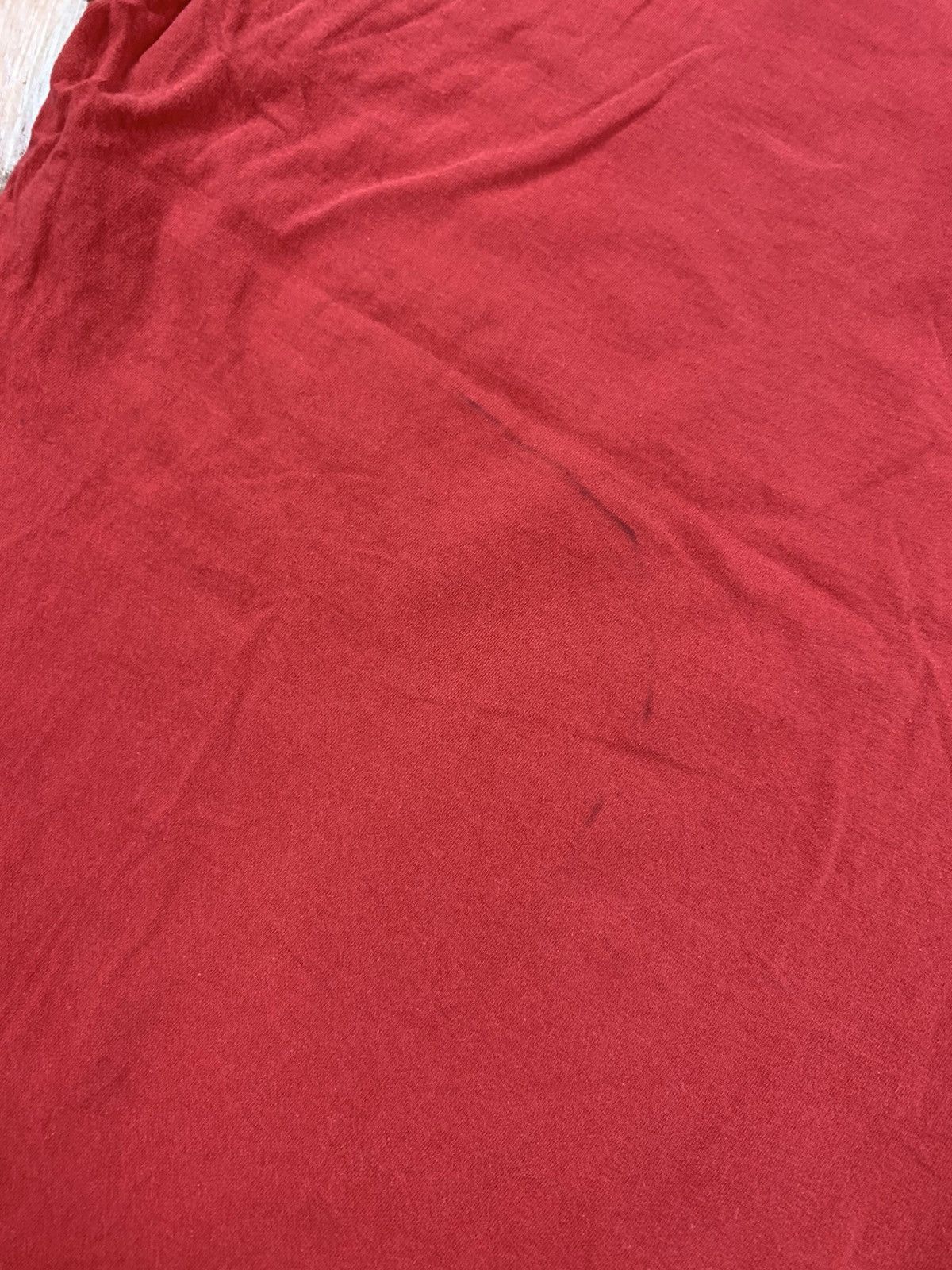 Vintage Vintage Blank 80s Red T Shirt Size US XL / EU 56 / 4 - 1 Thumbnail