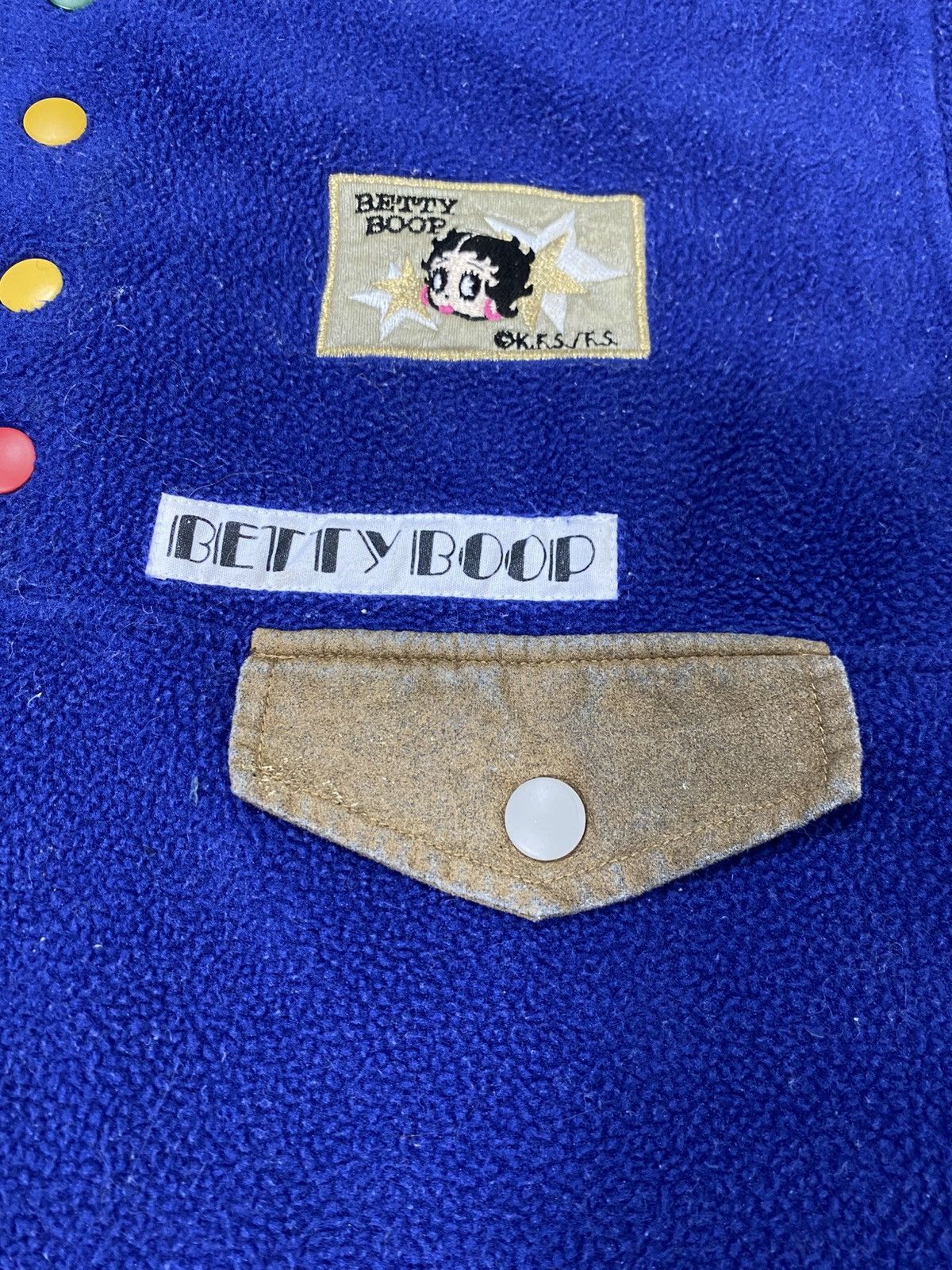 Cartoon Network Rare Vintage Betty Boop Half Buttons Fleece Sweater Size US M / EU 48-50 / 2 - 6 Thumbnail