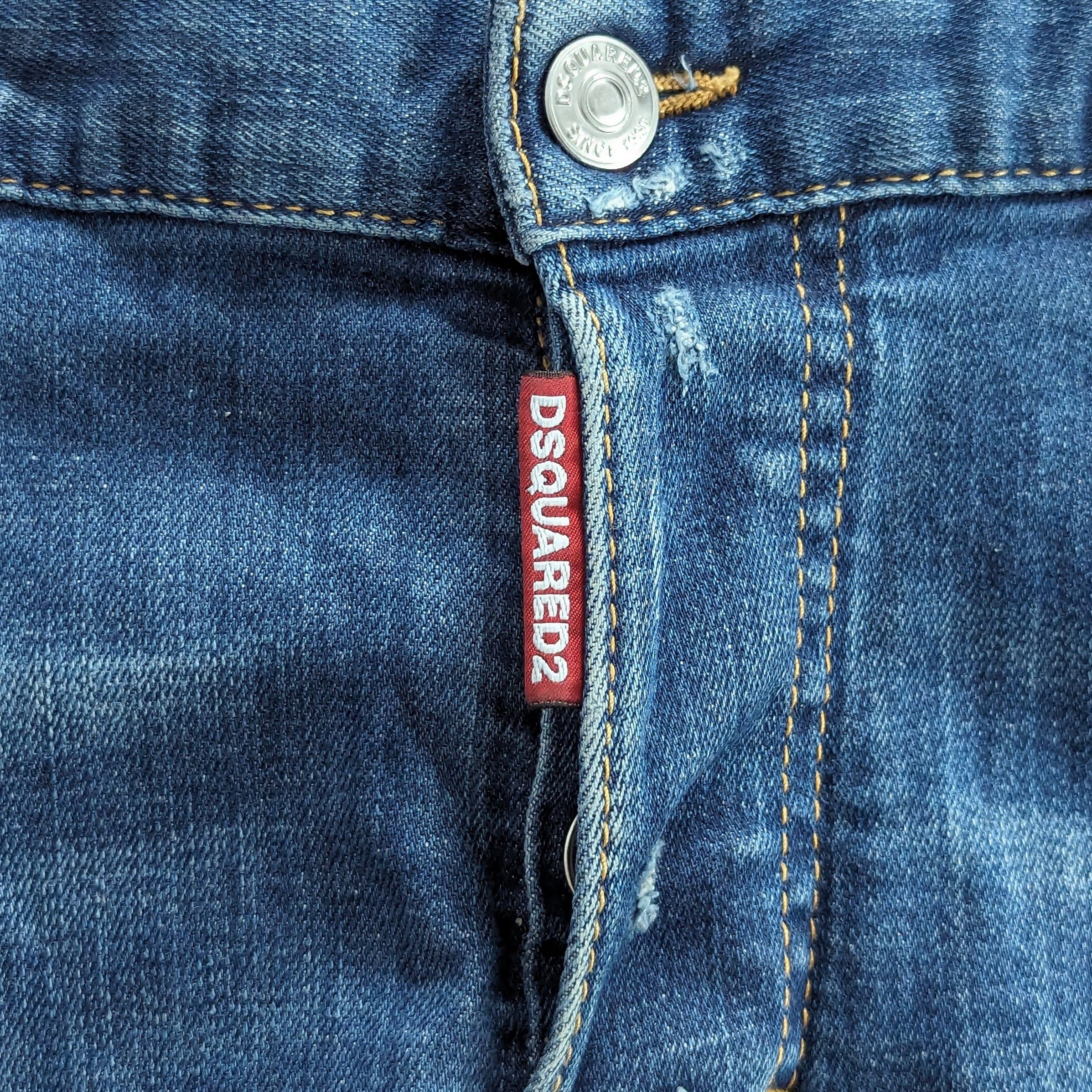 Dsquared2 Dsquared2 Sexy Twist Jeans Men's Blue Pants Made In Italy Size US 32 / EU 48 - 8 Thumbnail