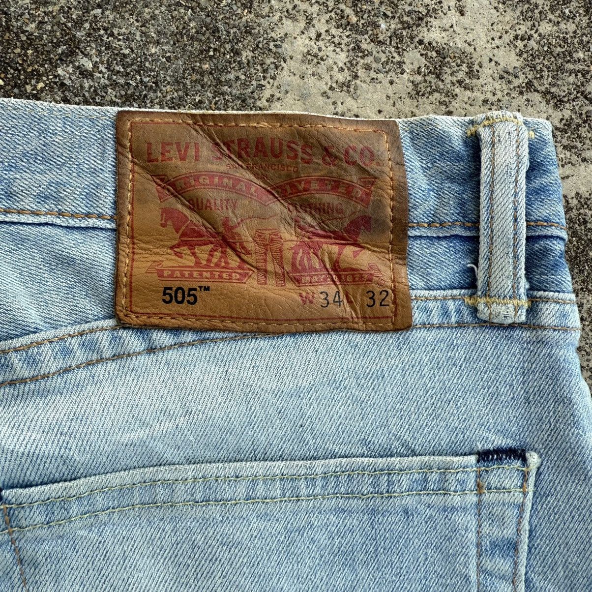 Levi's Vintage Clothing VINTAGE LEVI’S 505 WHITE OAK FADED JEAN DENIM PANTS Size US 36 / EU 52 - 12 Thumbnail