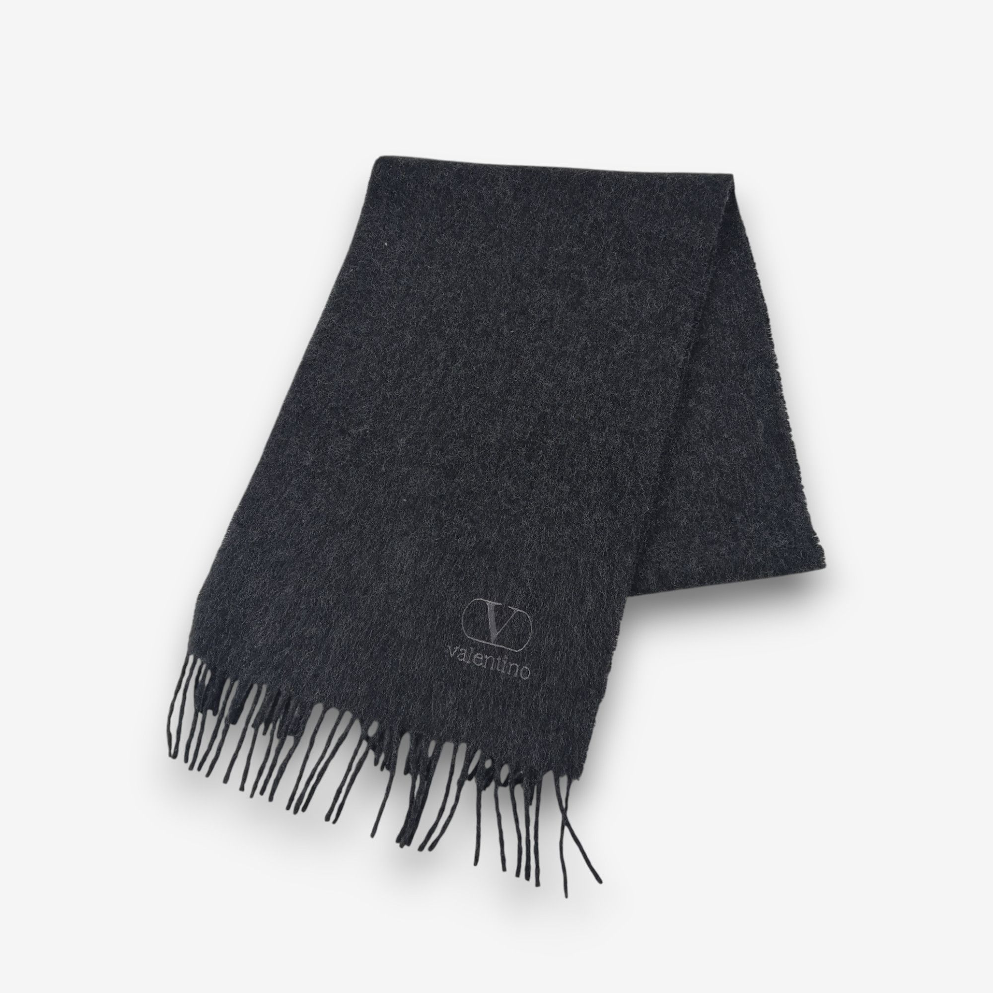 Valentino Vintage Valentino Scarf Wool Cashmere Muffler Scarves Size ONE SIZE - 3 Thumbnail