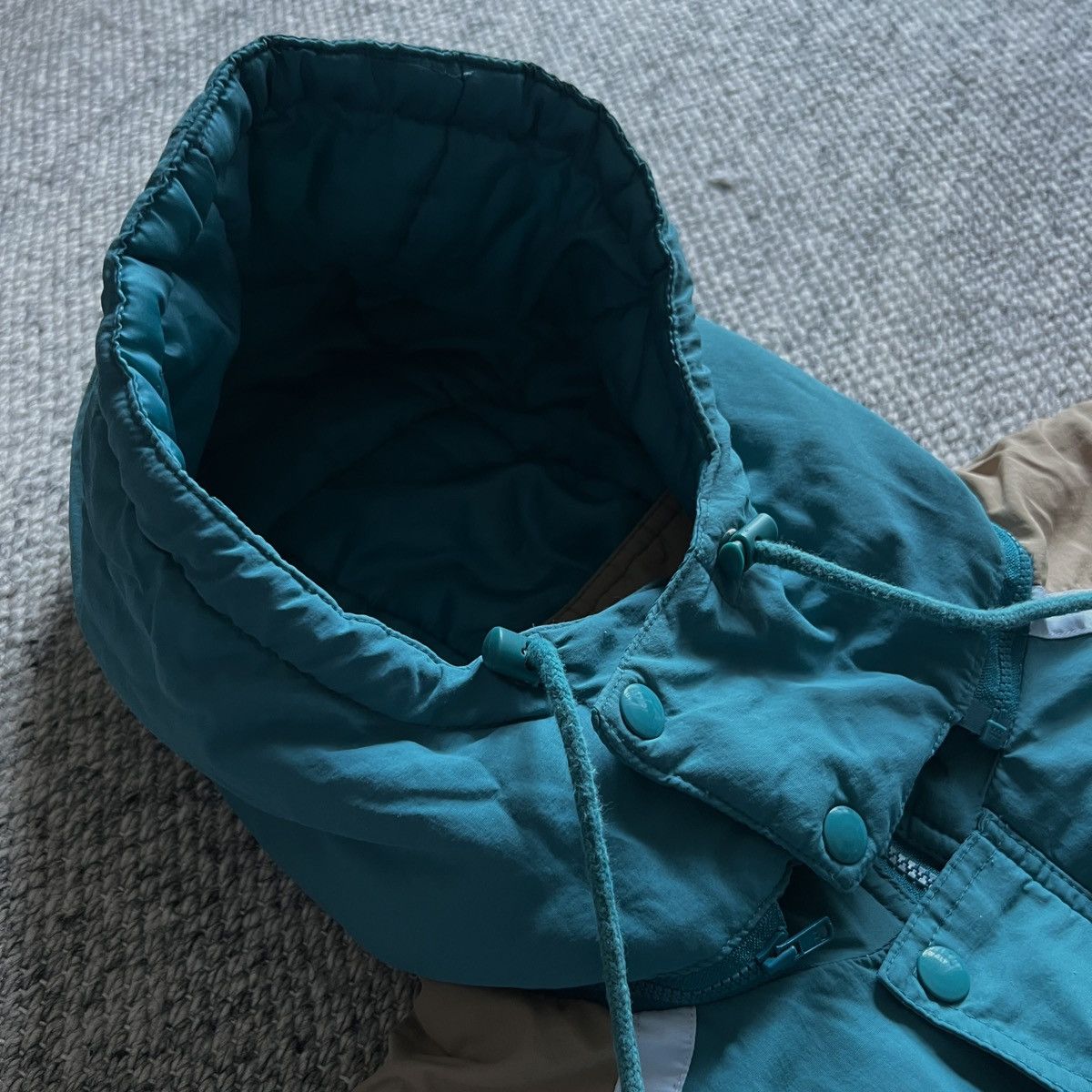 Supreme Supreme XL Men Sideline Parka Turquoise Button Hooded Jacket Size US XL / EU 56 / 4 - 8 Thumbnail