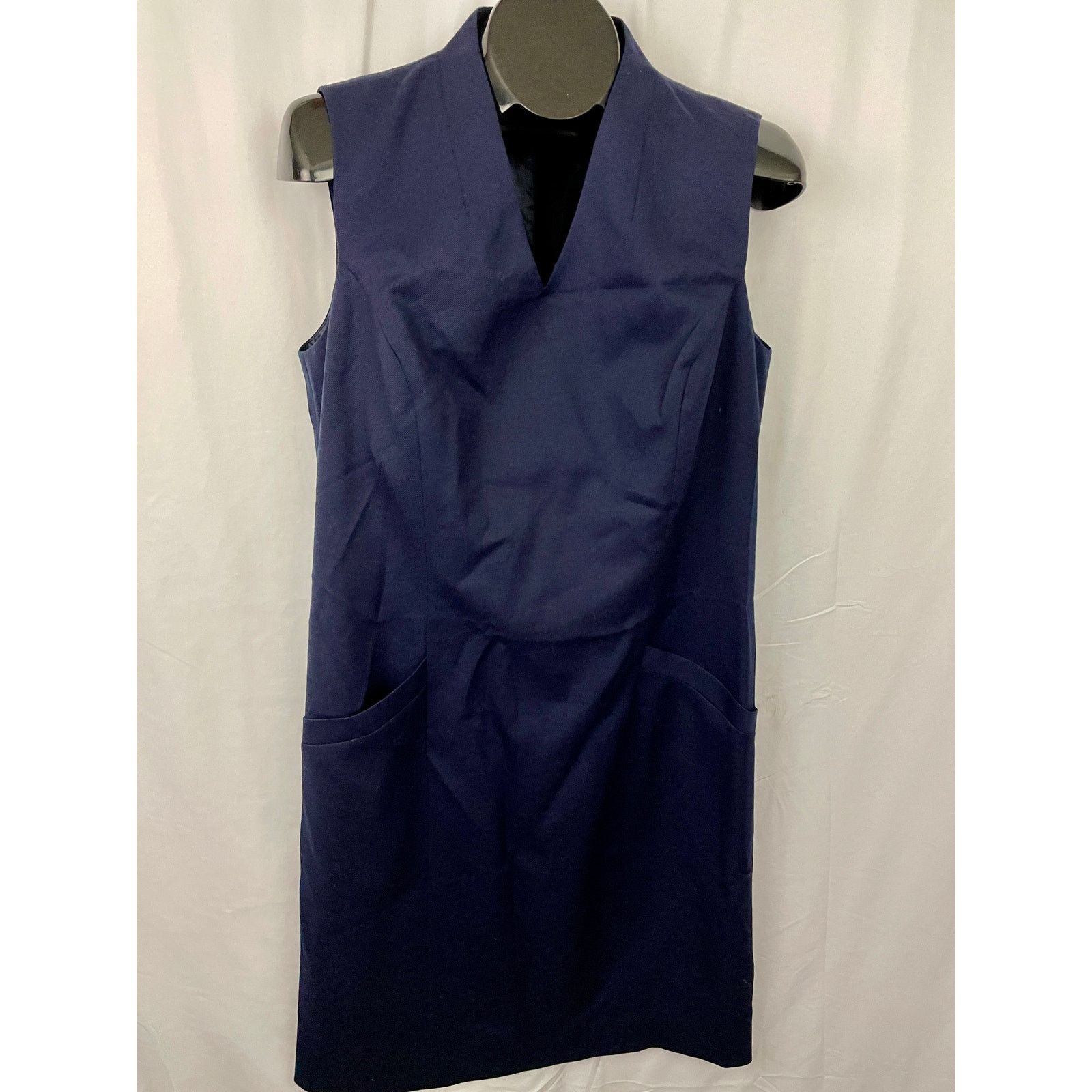 Pendleton Pendleton Blue Virgin Wool Sleeveless Sheath Dress Sz 14 Size XL / US 12-14 / IT 48-50 - 9 Thumbnail