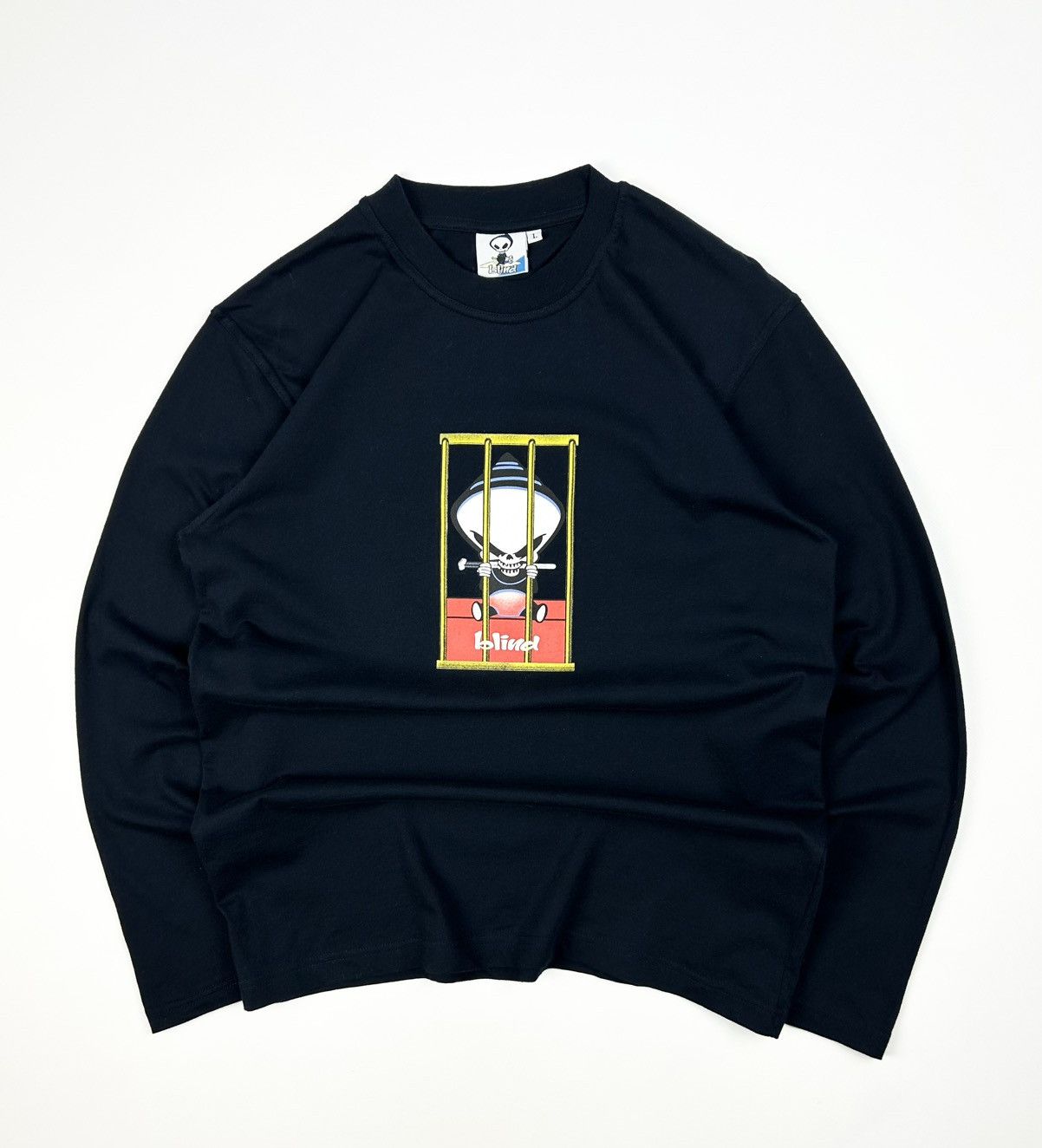 Blind Skateboards × JNCO × Vintage Vintage Blind Skateboards Reaper Long Sleeve 90s Y2k Size US L / EU 52-54 / 3 - 1 Thumbnail
