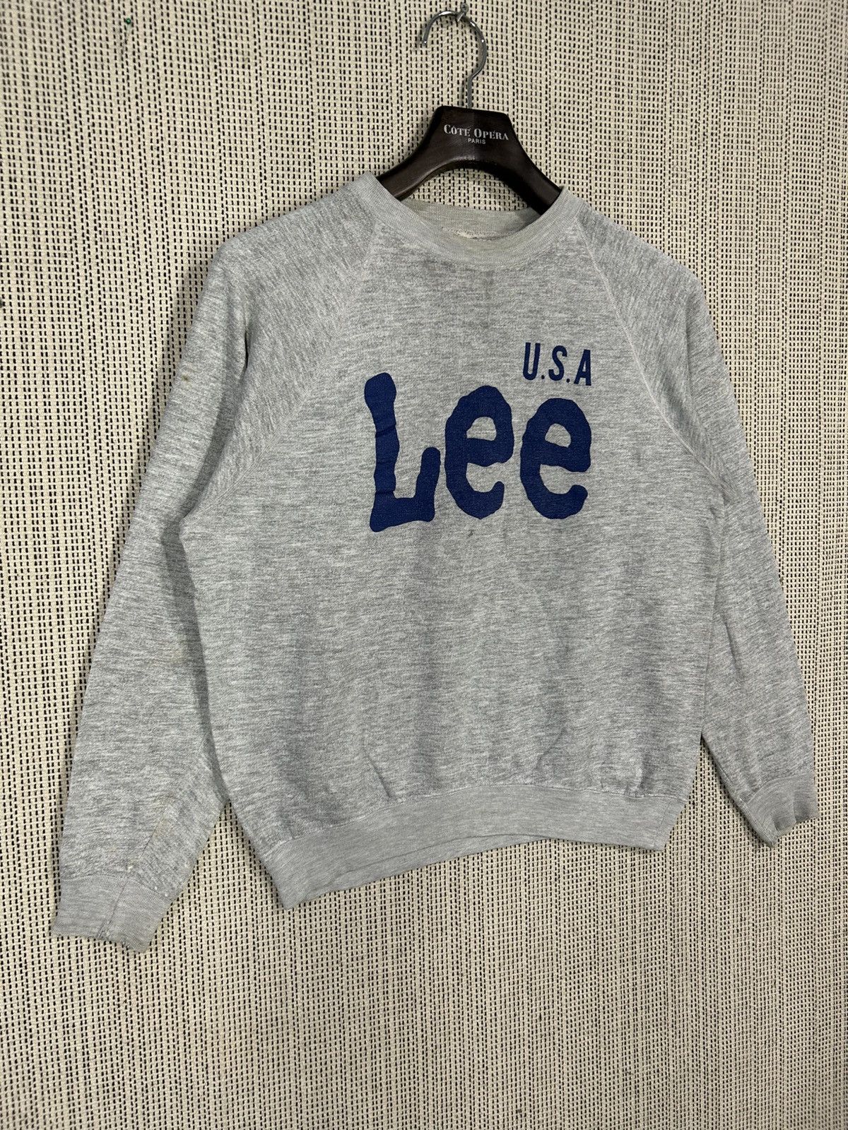 Lee Vintage 90s lee sweatshirt crewneck pullover distressed Size US S / EU 44-46 / 1 - 8 Thumbnail