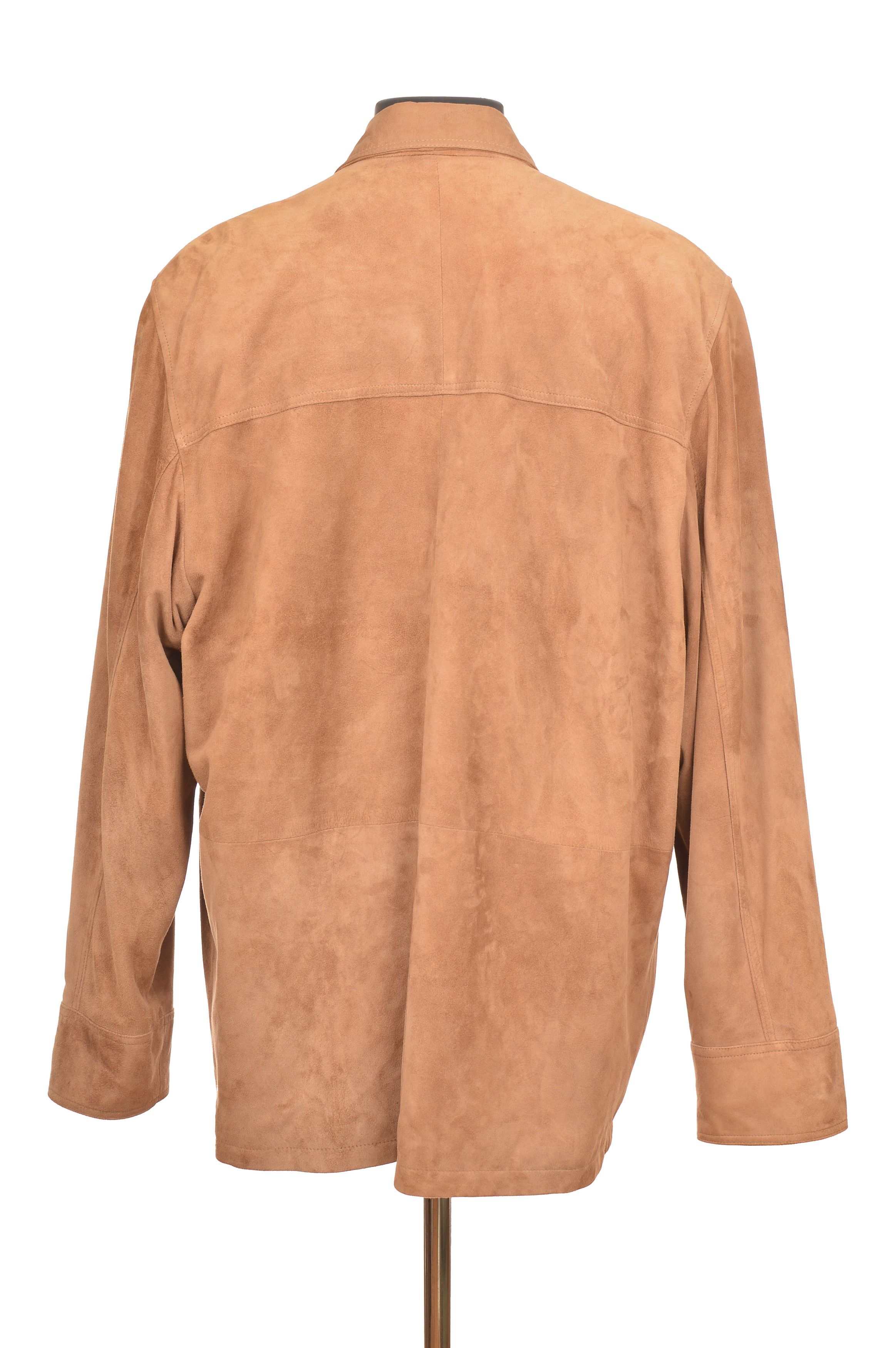 Genuine Leather DDP Gian Mori Suede Genuine Leather Button Jacket Blazer Size US M / EU 48-50 / 2 - 3 Thumbnail