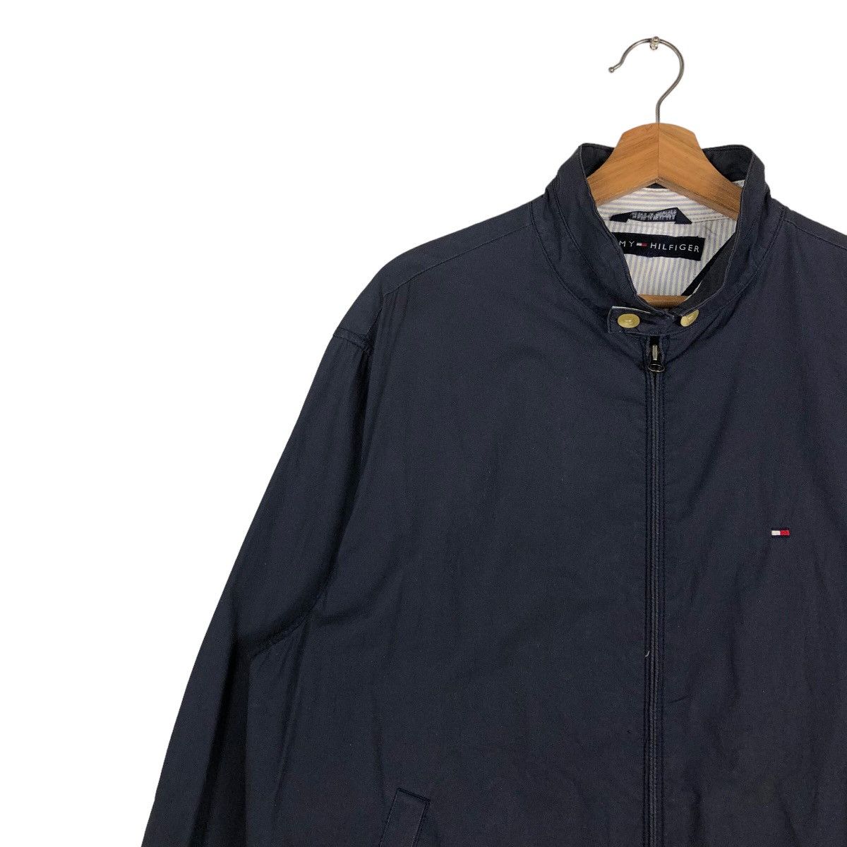Japanese Brand 🔥Vintage Bomber Jacket Chore Tommy Hilfiger Striped Design Size US L / EU 52-54 / 3 - 7 Thumbnail