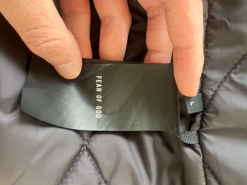 Fear of God Fear of God Suede black padded jacket Size US L / EU 52-54 / 3 - 4 Thumbnail