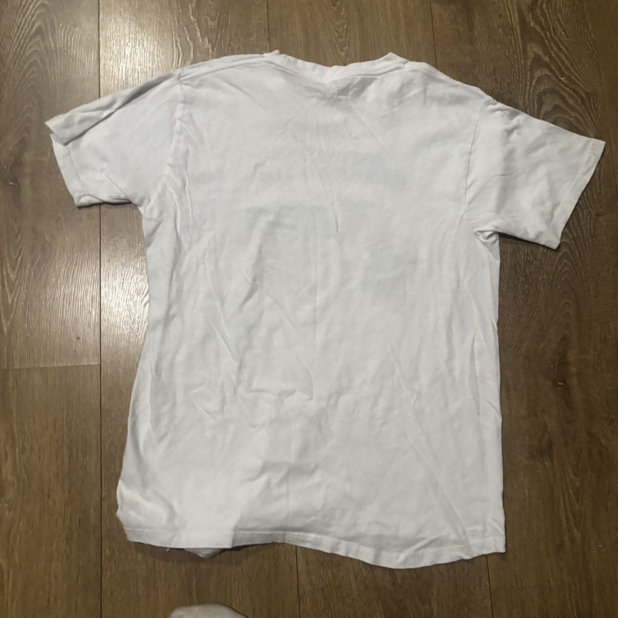Hanes Y2K 2000s Jamaica Peace Love & Music White Graphic T Shirt Size US M / EU 48-50 / 2 - 3 Thumbnail