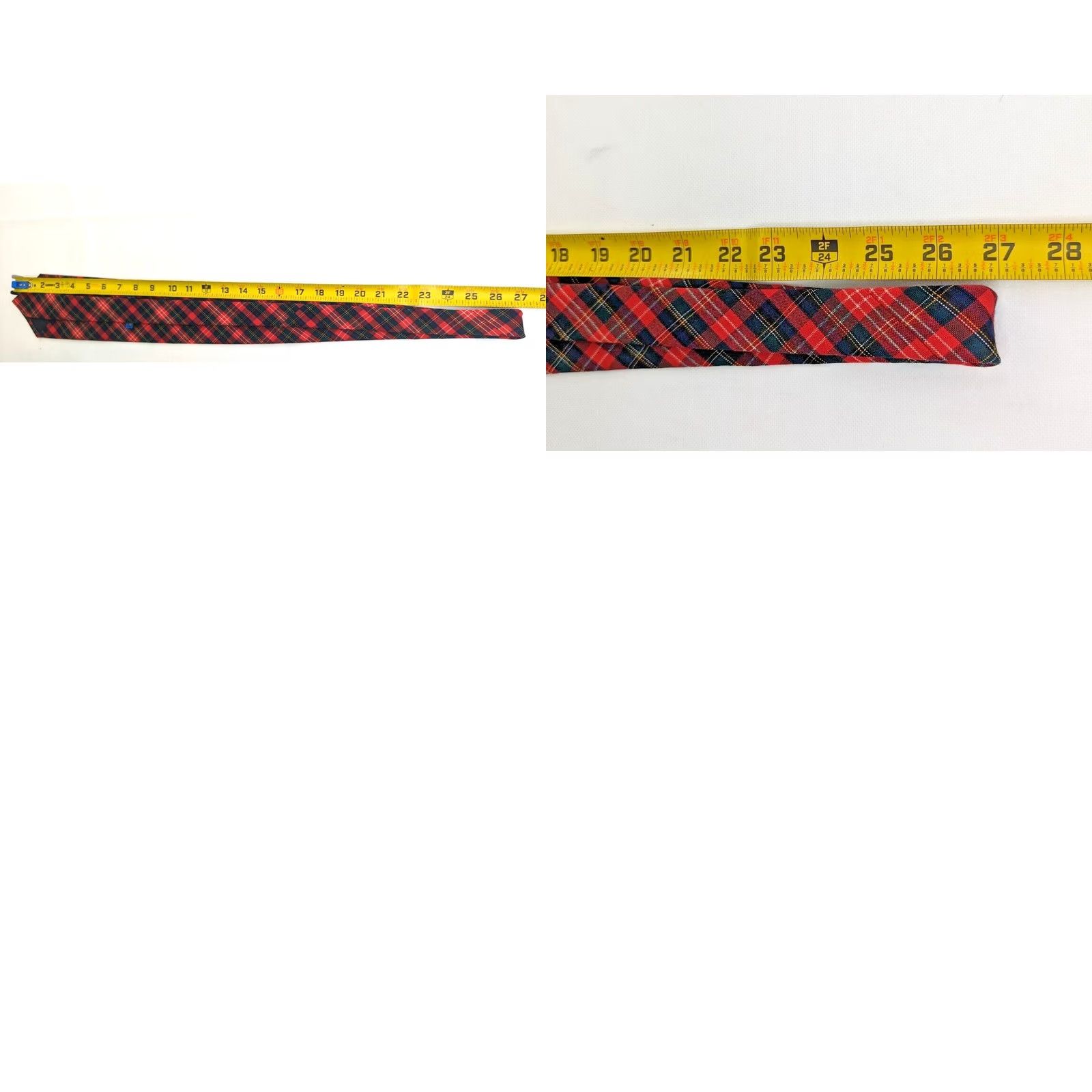 Pendleton VINTAGE Pendleton Mens Tie Plaid Virgin Wool 55" x 3.75" USA Made Necktie Classic Wool Tie Navy Red Green White Pattern: Plaids & Checks Mens Tie Size ONE SIZE - 8 Thumbnail