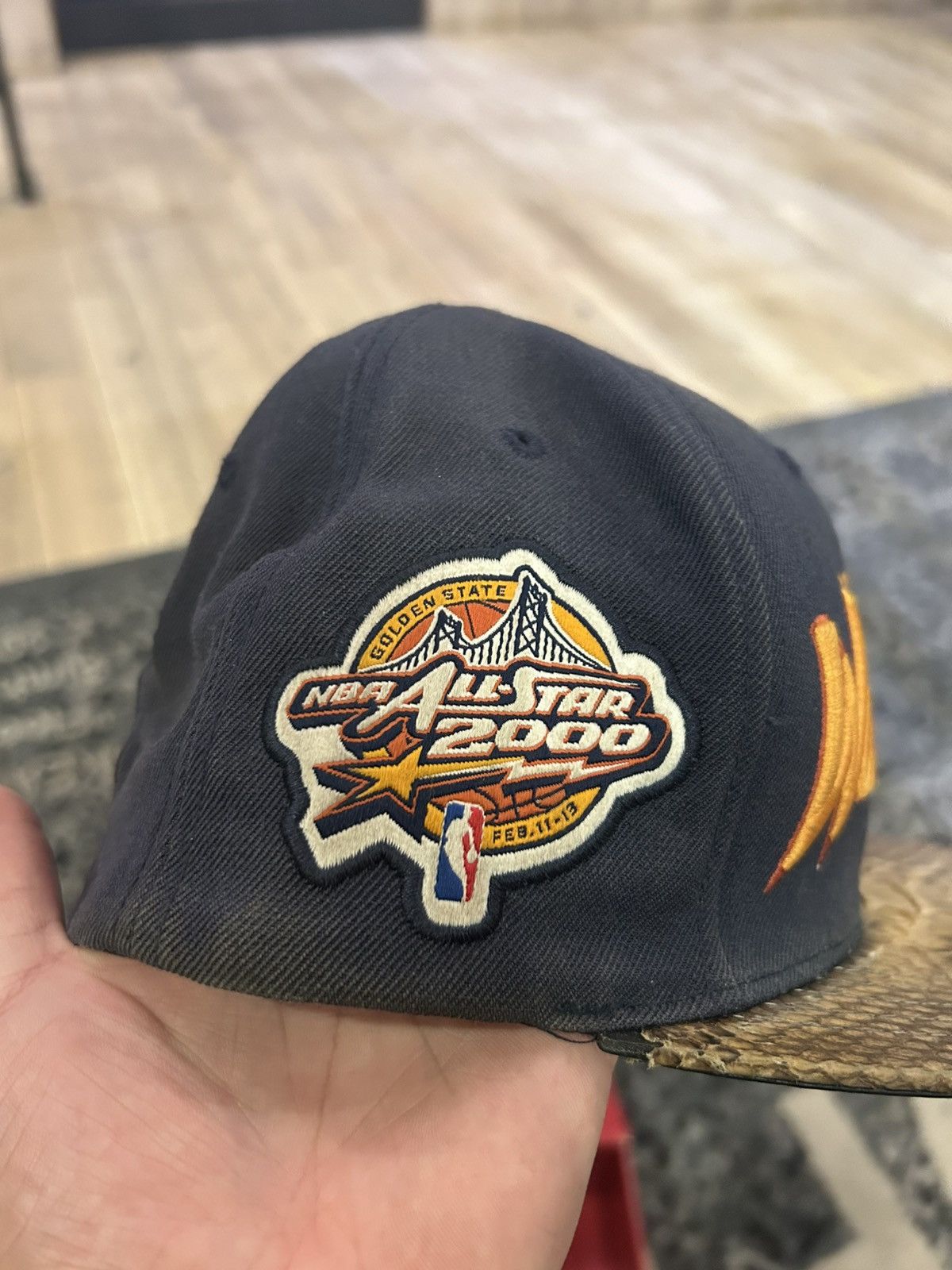 Just Don × Mitchell & Ness × Rsvp Gallery Just Don x Mitchell & Ness NBA Golden State Warriors Hat Size ONE SIZE - 3 Thumbnail