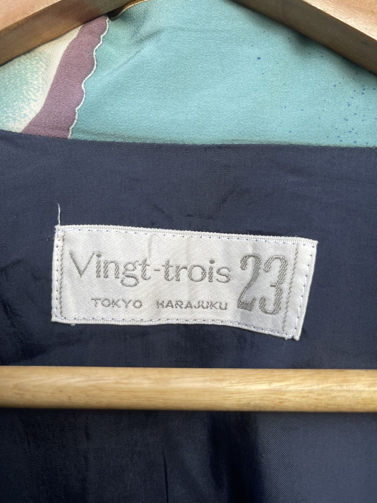 Designer Vintage Vingt-Trois 23 Tokyo Harajuku Art Deco Jacket Size M / US 6-8 / IT 42-44 - 15 Thumbnail