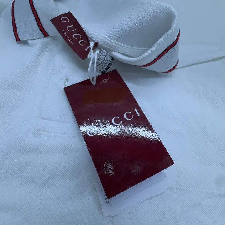 Gucci Gucci Gucci Lido Series Logo Embroidered Polo Shirt -2506 Size US M / EU 48-50 / 2 - 4 Thumbnail