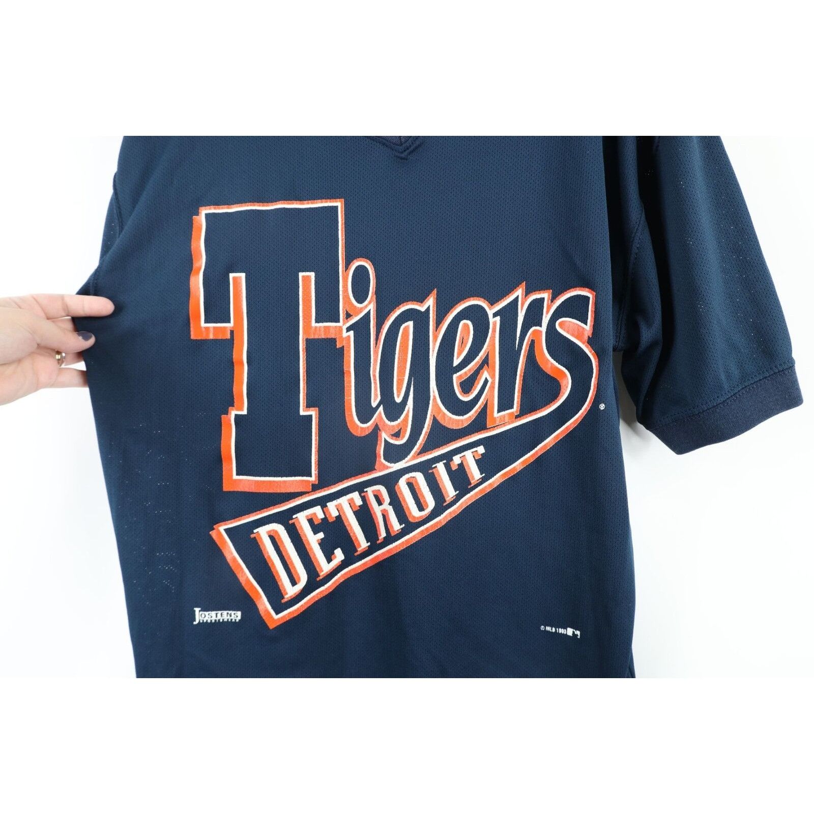 Vintage Vintage 90s Spell Out Detroit Tigers Baseball T-Shirt Size US M / EU 48-50 / 2 - 5 Thumbnail